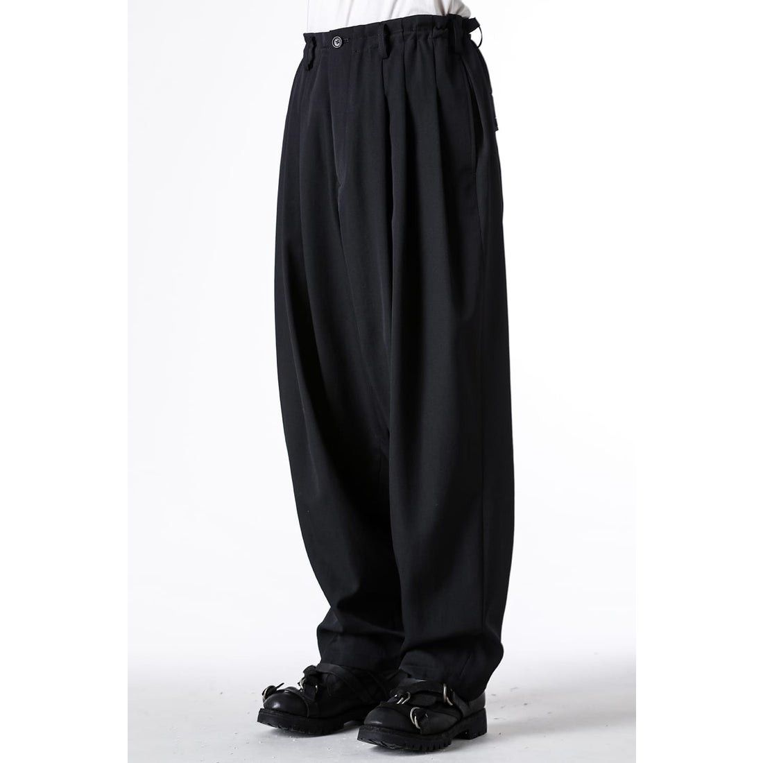 Yohji Yamamoto Yohji Yamamoto Pour Homme AW24 - Wool 8 Piece Tuck Pants Size US 32 / EU 48 - 3 Thumbnail