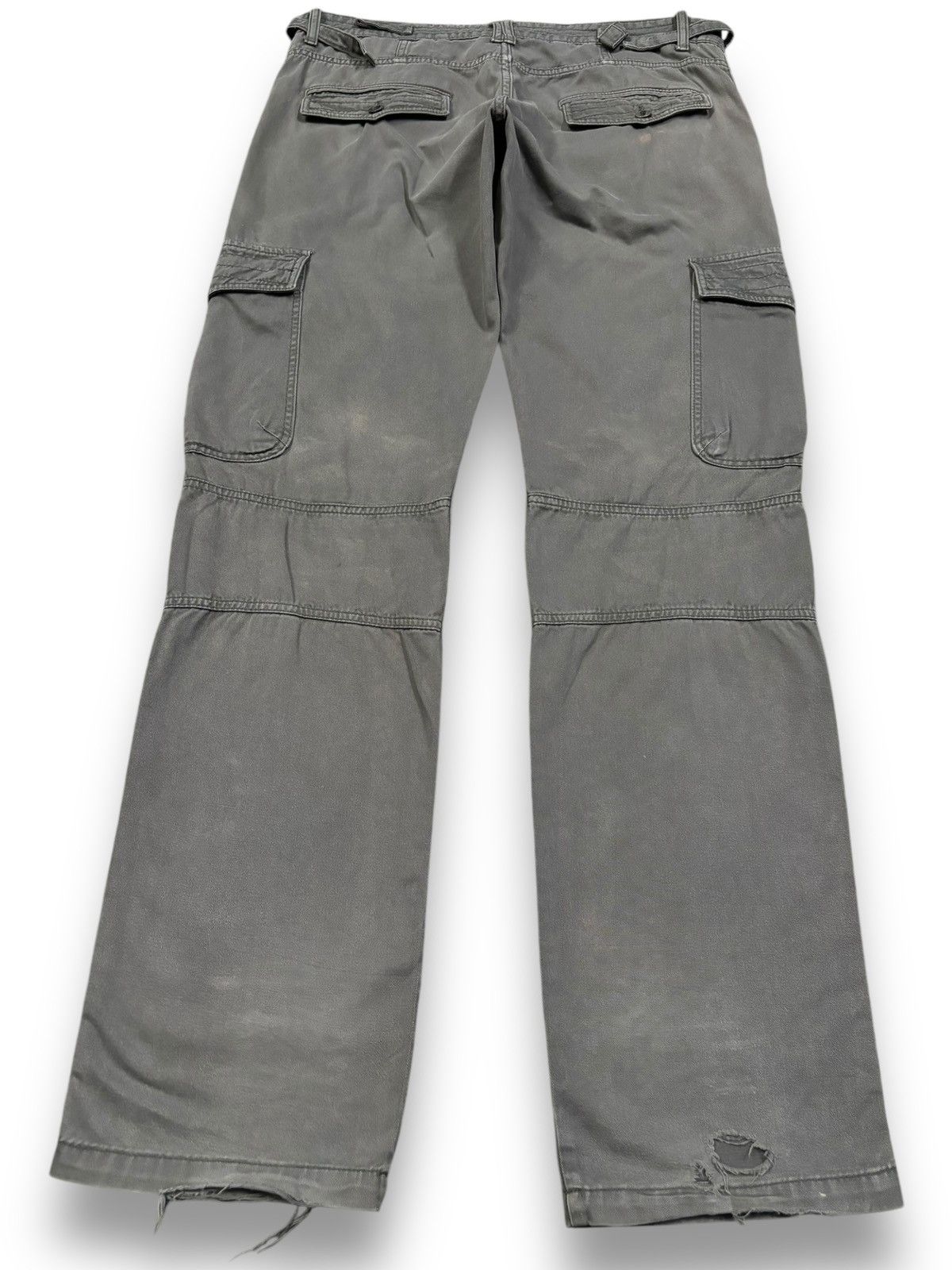 Emporio Armani Vintage Emporio Armani Thrashed Loose Utility Cargo Pants Size US 36 / EU 52 - 2 Thumbnail