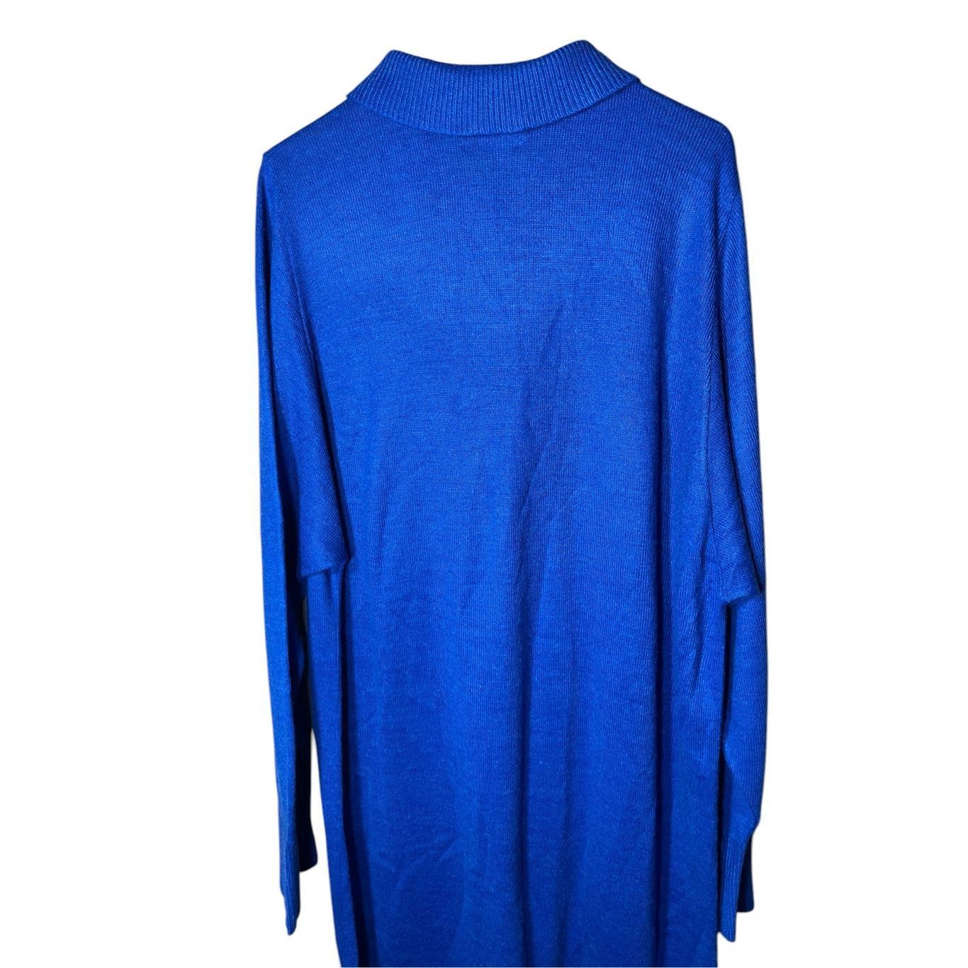Other Vintage Avon Fashions Blue Long Sleeve Midi Sweater Dress L Size L / US 10 / IT 46 - 9 Thumbnail