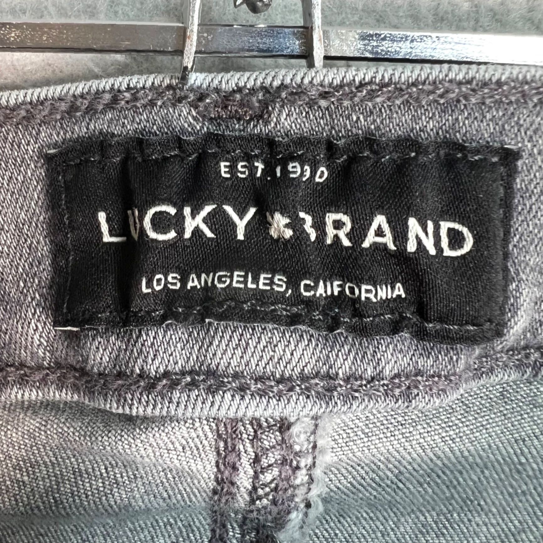 Lucky Brand Lucky Brand Womens Jeans / Brooke Legging Mid-Rise Ankle Stretch 4 Regular Gray 27 Inseam 29 5-Pocket Denim Cotton Blend Modern? Size 27" / US 4 / IT 40 - 3 Thumbnail