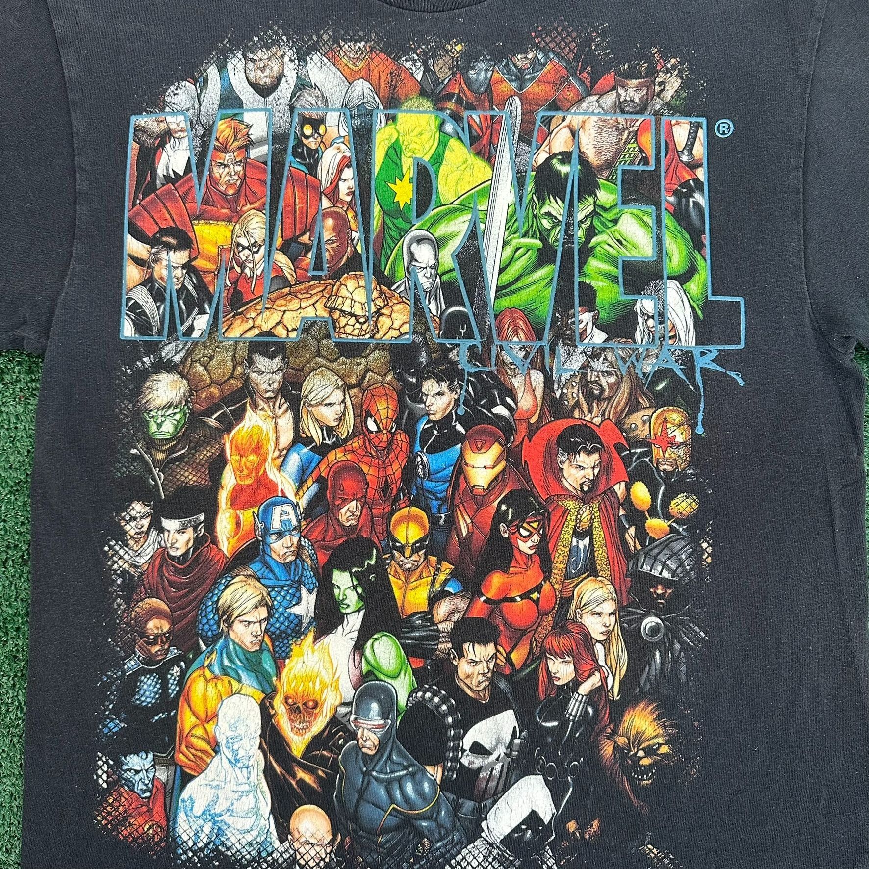 Marvel Comics Vintage Y2K Mad Engine Marvel Comics T-Shirt Civil War Big P Size US M / EU 48-50 / 2 - 2 Thumbnail