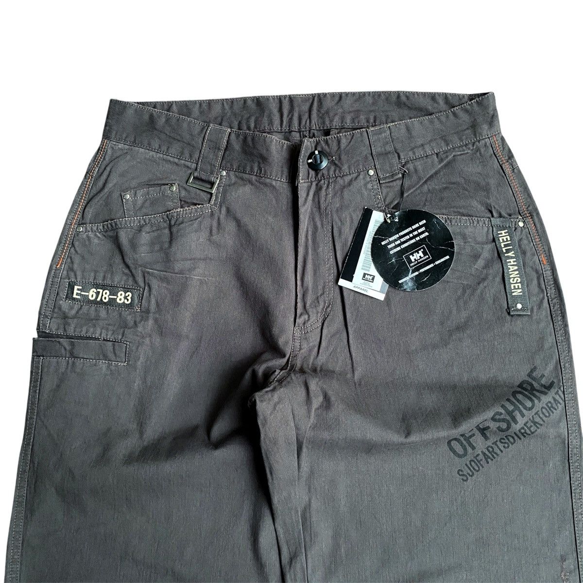 Goretex × Helly Hansen Rare Vintage Y2K Helly Hansen Wide Baggy Cargo Pants Size US 32 / EU 48 - 3 Thumbnail