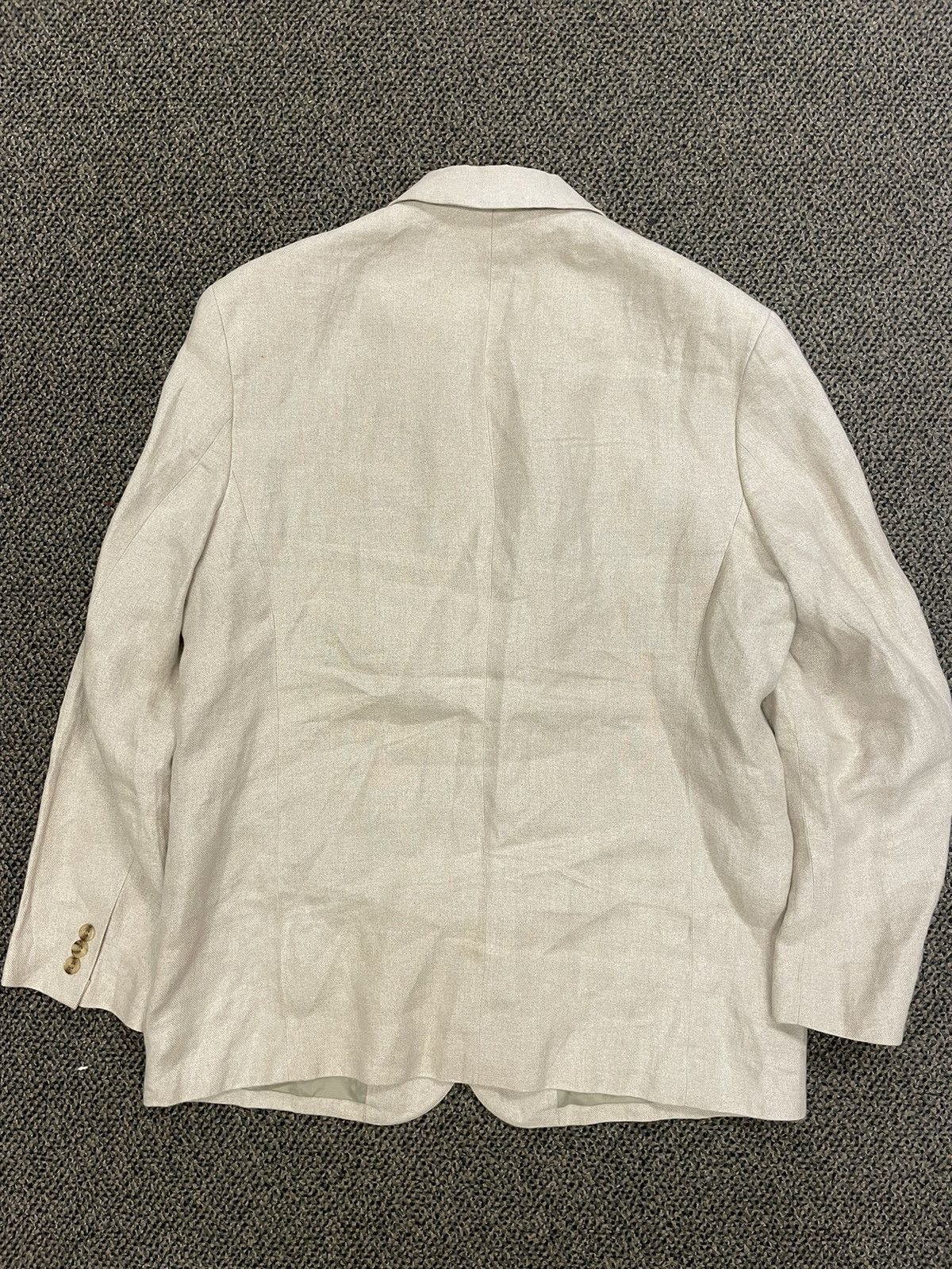 J.Crew × Vintage 3-Button Linen Jacket Size 42R - 4 Thumbnail