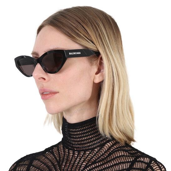 Balenciaga NEW BALENCIAGA BB0306S 001 CAT EYE BLACK WOMEN SUNGLASSES Size ONE SIZE - 1 Thumbnail