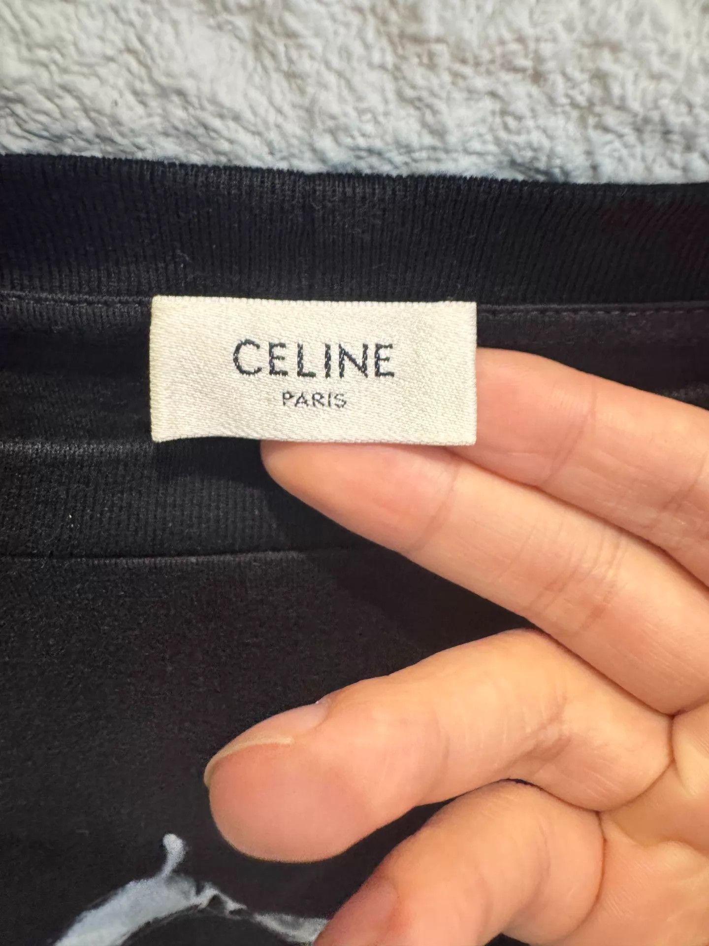 Celine CELINE x amy SS22 Dog Print Oversized Knit Tee Black M Size US M / EU 48-50 / 2 - 2 Thumbnail