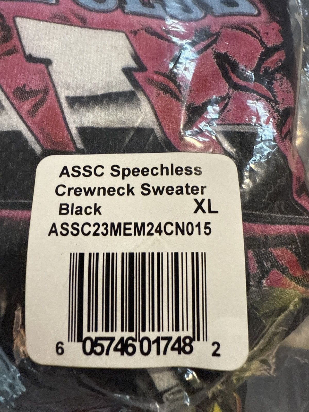 Anti Social Social Club Anti Social Social Club Speechless Crewneck Sweater Black XL Size US XL / EU 56 / 4 - 7 Thumbnail