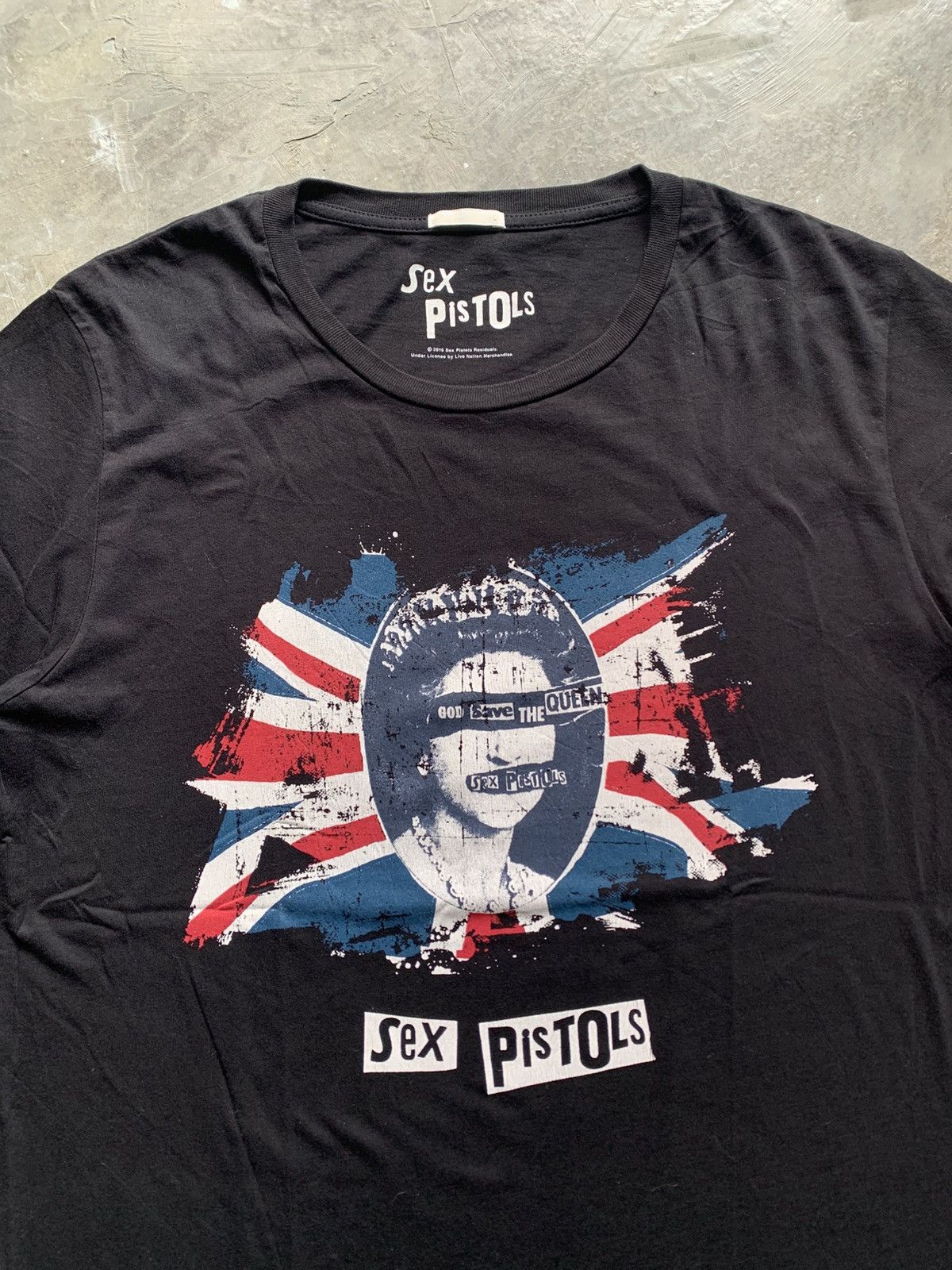 Band Tees × Vintage SEX PISTOLS UK FLAG TSHIRT Size US L / EU 52-54 / 3 - 2 Thumbnail