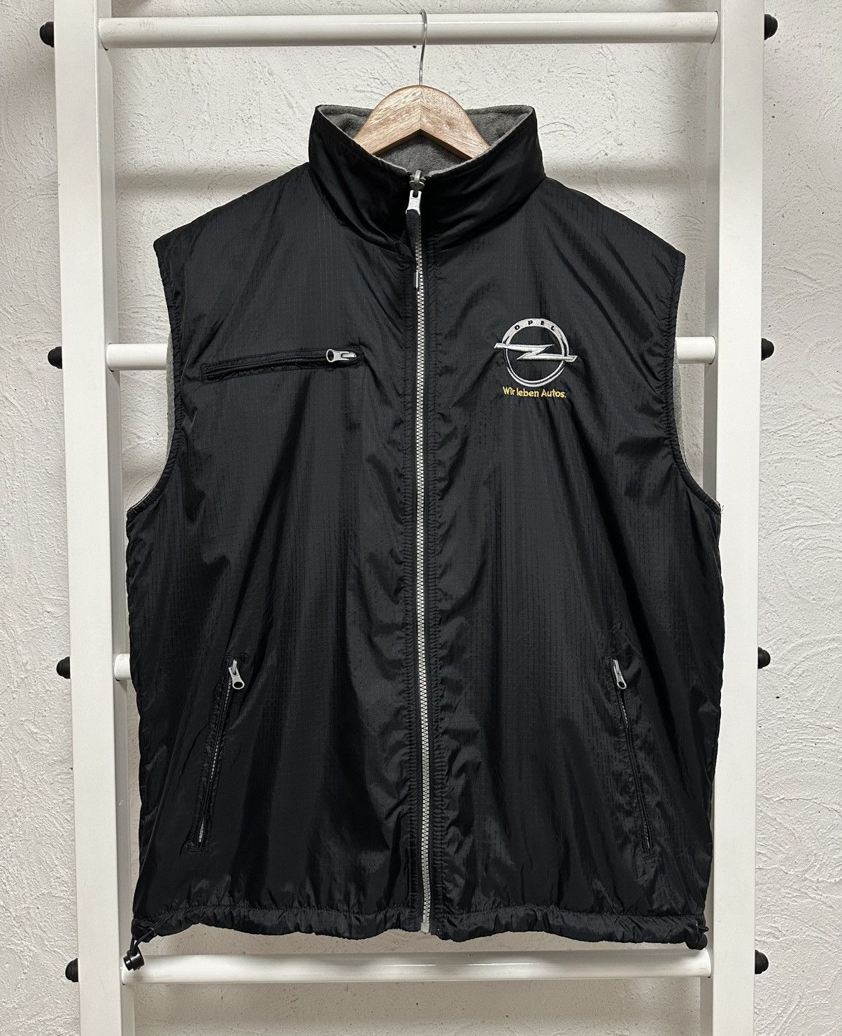 Vintage Vintage Slazenger Opel Reversible Vest Black Size L Size US L / EU 52-54 / 3 - 1 Thumbnail