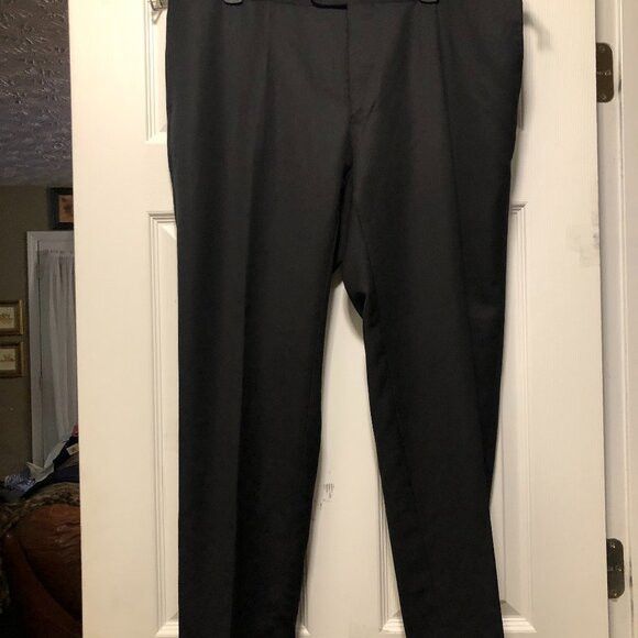 Indochino indochino men's new black 95%wool dress pants size: 40/30 Size 40R - 1 Thumbnail