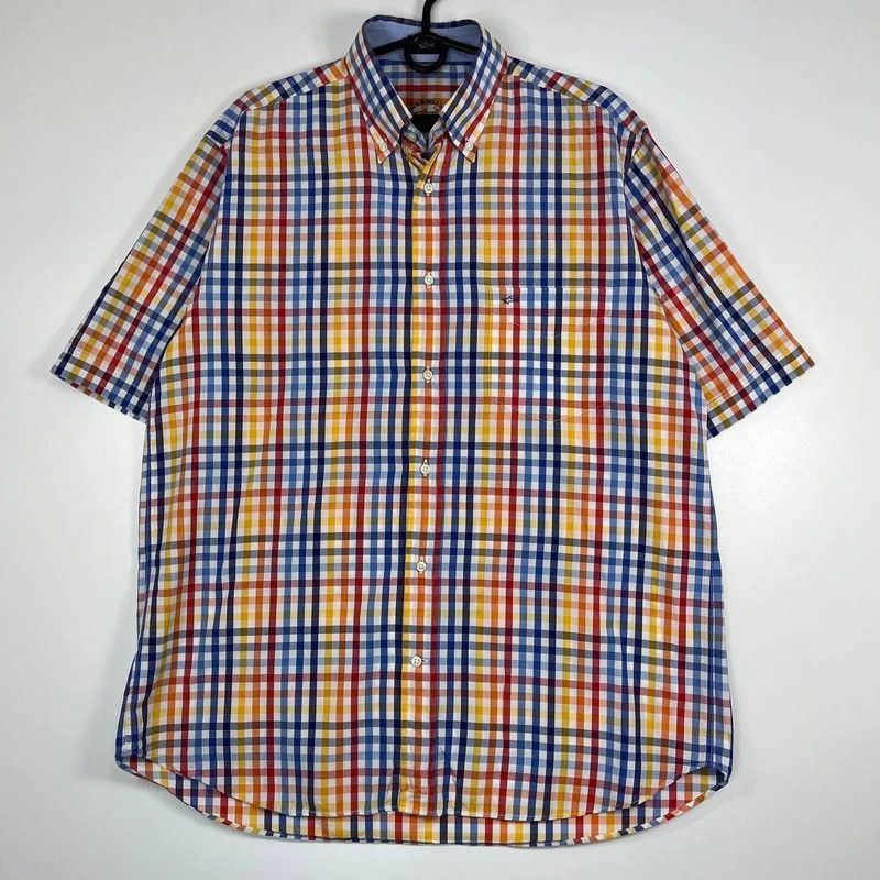 Paul & Shark Paul And Shark Yachting Short Sleeve Shirt Checkered Size L Size US L / EU 52-54 / 3 - 1 Thumbnail