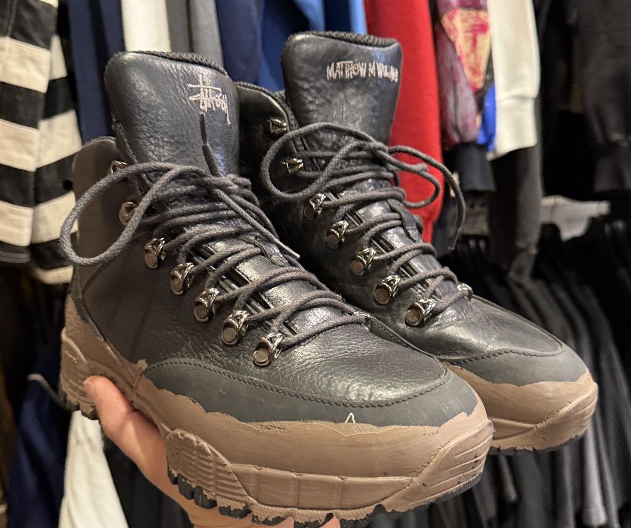 1017 ALYX 9SM × ROA 2021 ALYX ROA Andreas Hiking Boot Ostrich