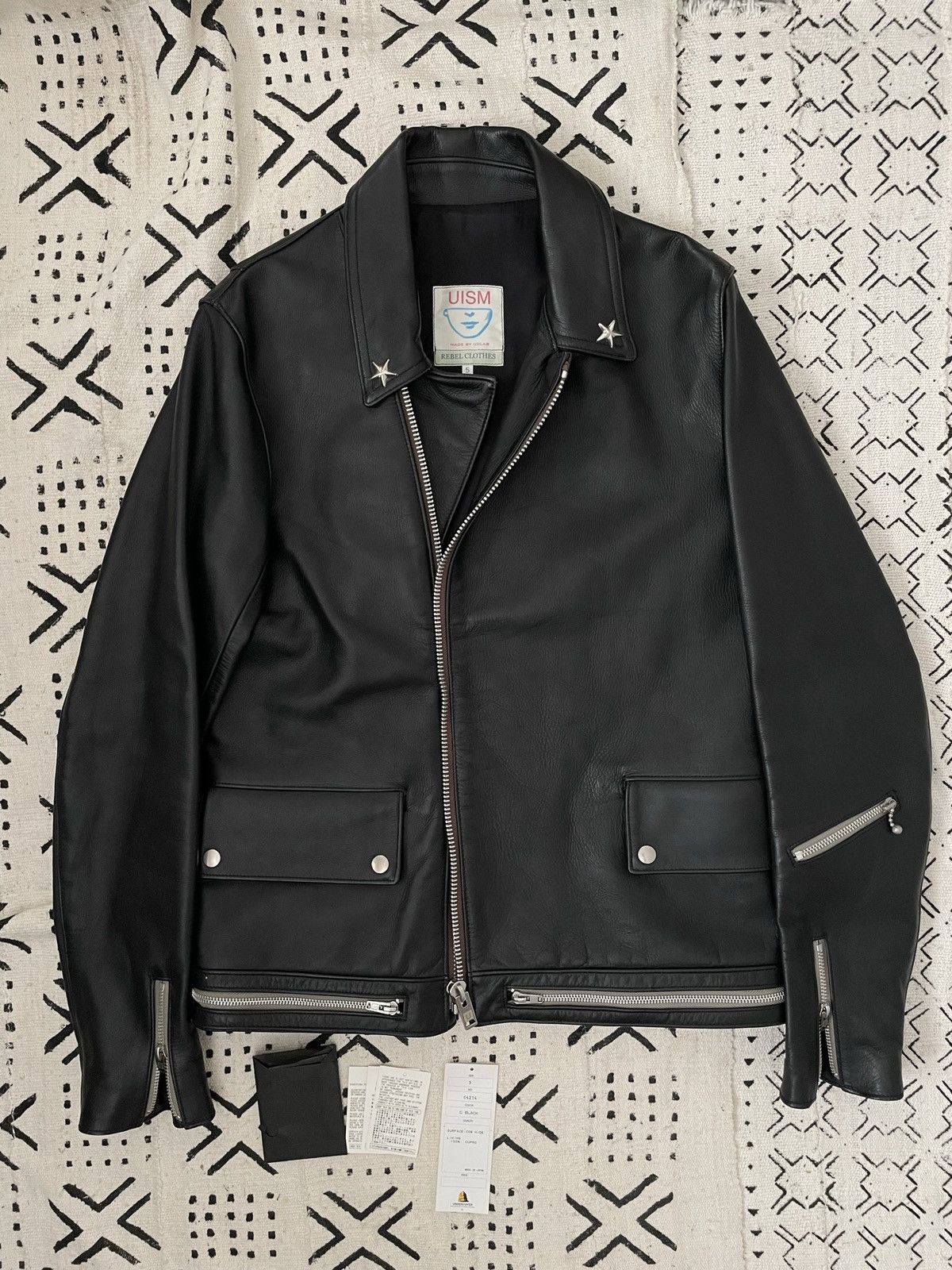 Undercover Undercover/ Uism Leather Rider Jacket (2009 F/W) | Grailed