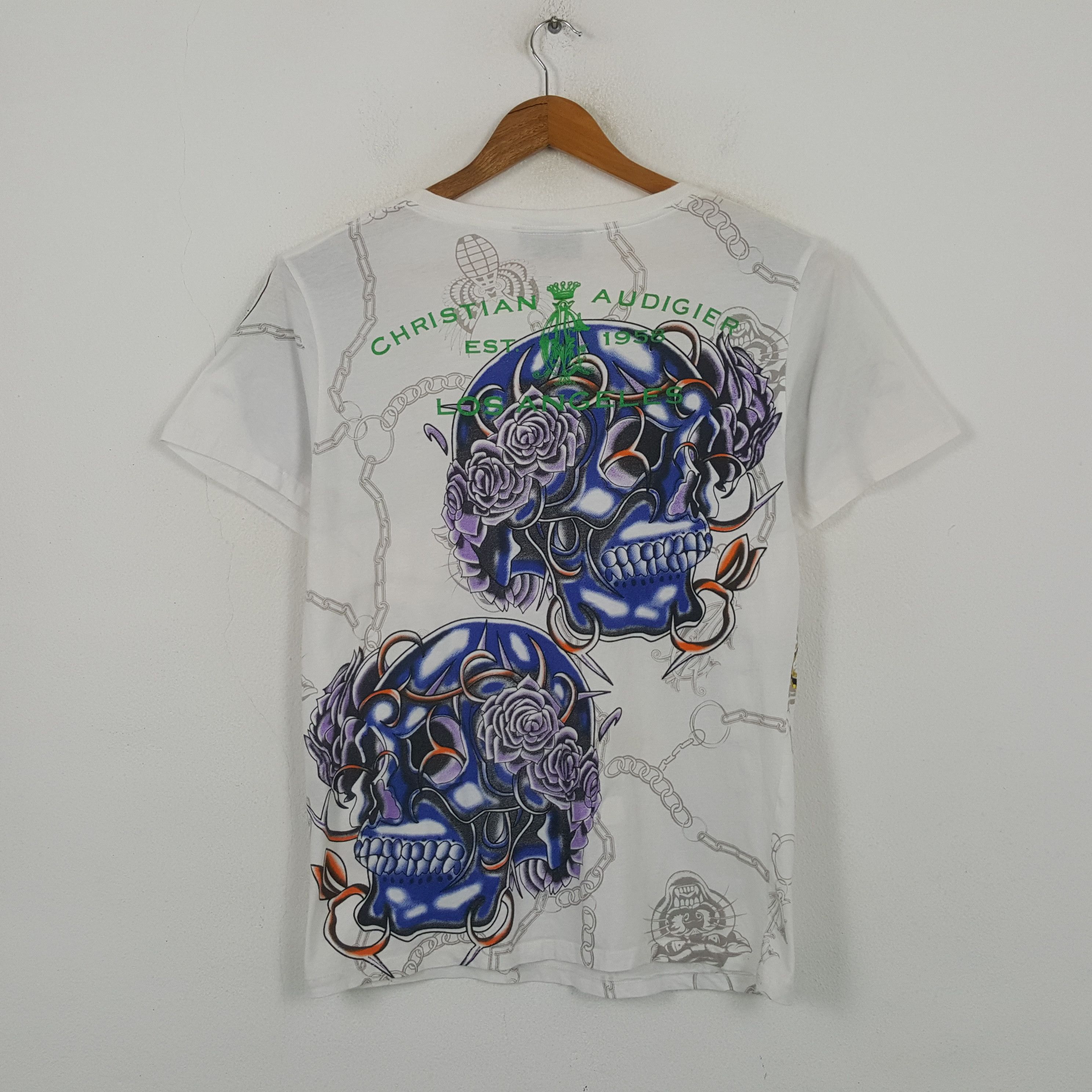 Christian Audigier Vintage Christian Audigier Designer Brand T-shirt RR9 Size L / US 10 / IT 46 - 1 Thumbnail