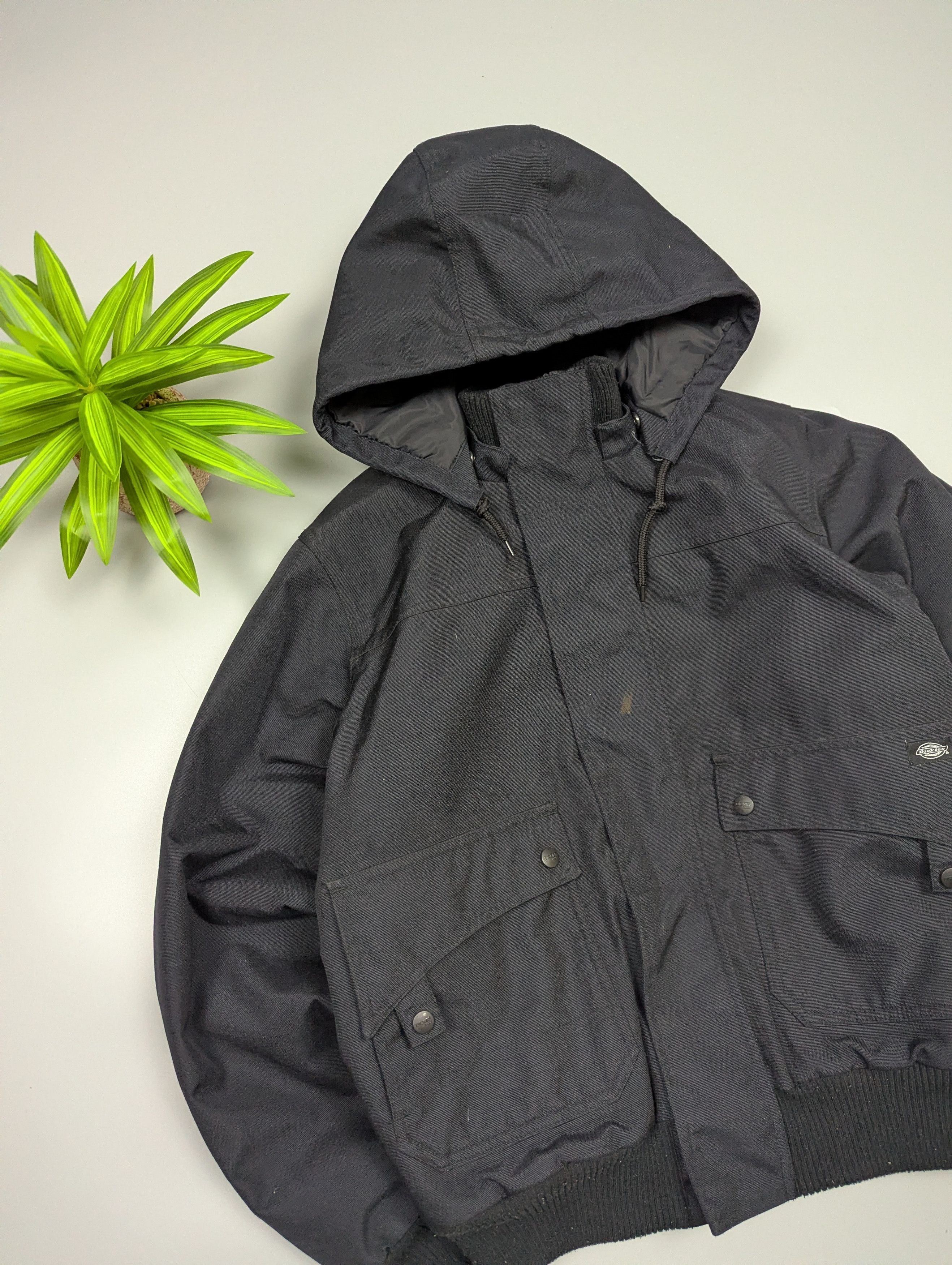 Dickies Vintage Dickies Hooded Bomber Jacket size s Size US S / EU 44-46 / 1 - 5 Thumbnail