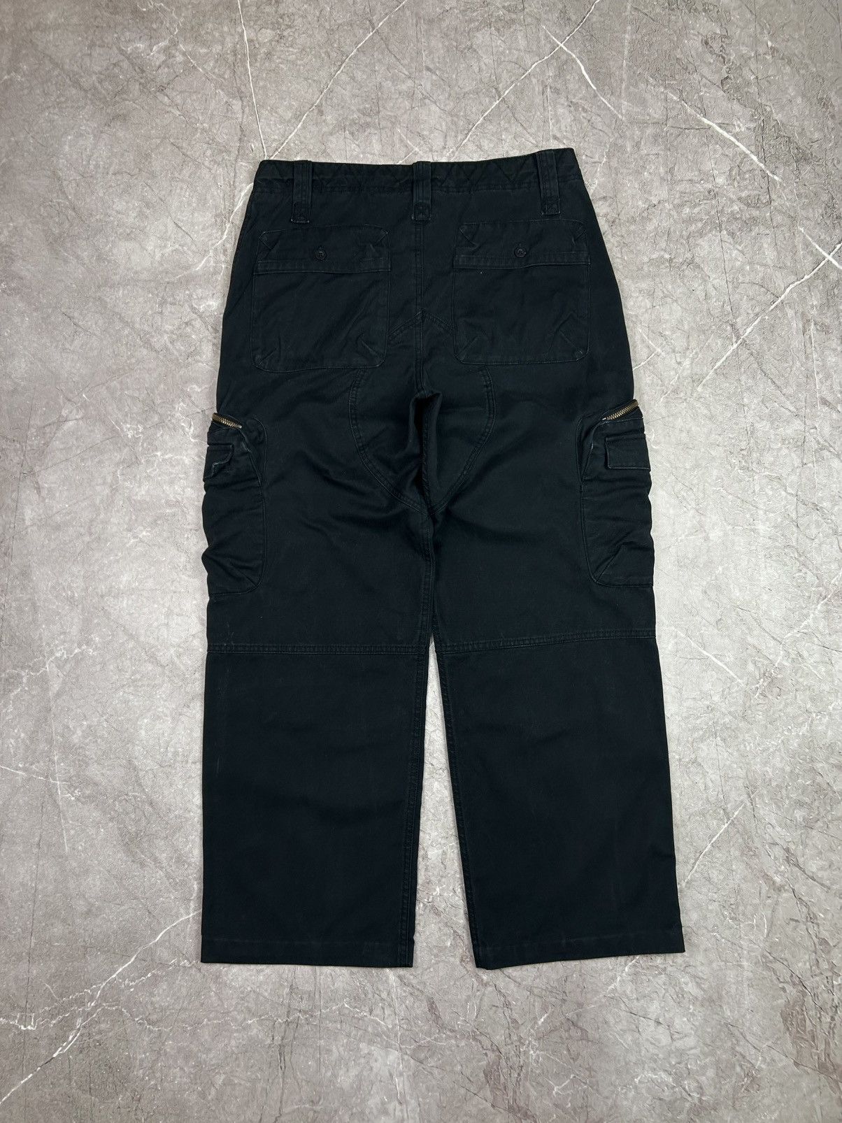 Nike × Vintage Nike Cargo Baggy Fit Pants Drill Vintage Y2K Size US 31 - 5 Thumbnail