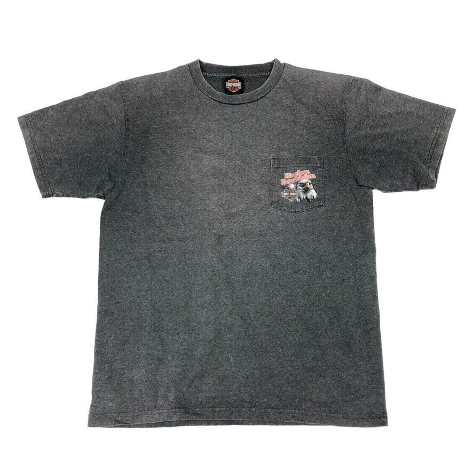 Harley Davidson × Vintage Harley Davidson Salem Oregon Gray Pocket Tee T Shirt Size XL Size US XL / EU 56 / 4 - 1 Thumbnail