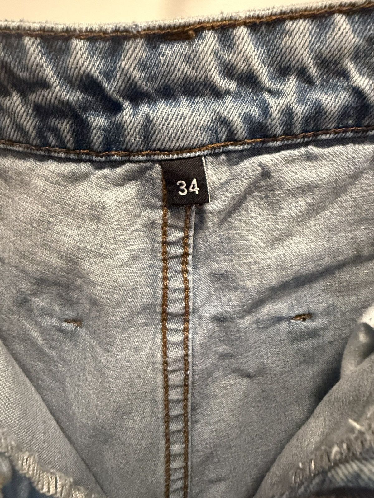 Vale (RARE) VALE DISTRESSED DENIM Size US 34 / EU 50 - 3 Thumbnail