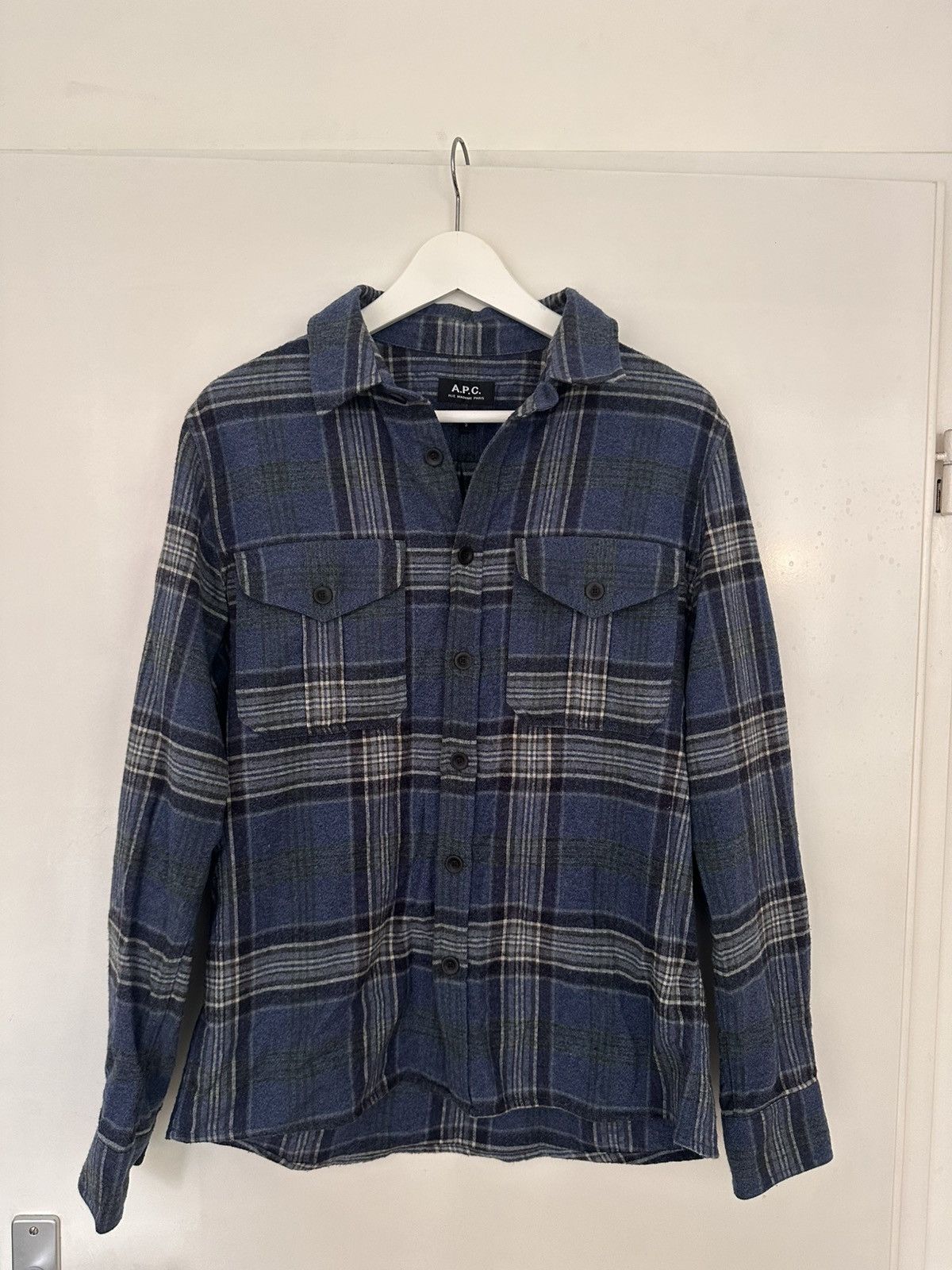 A.P.C. APC wool shirt Size US S / EU 44-46 / 1 - 1 Thumbnail