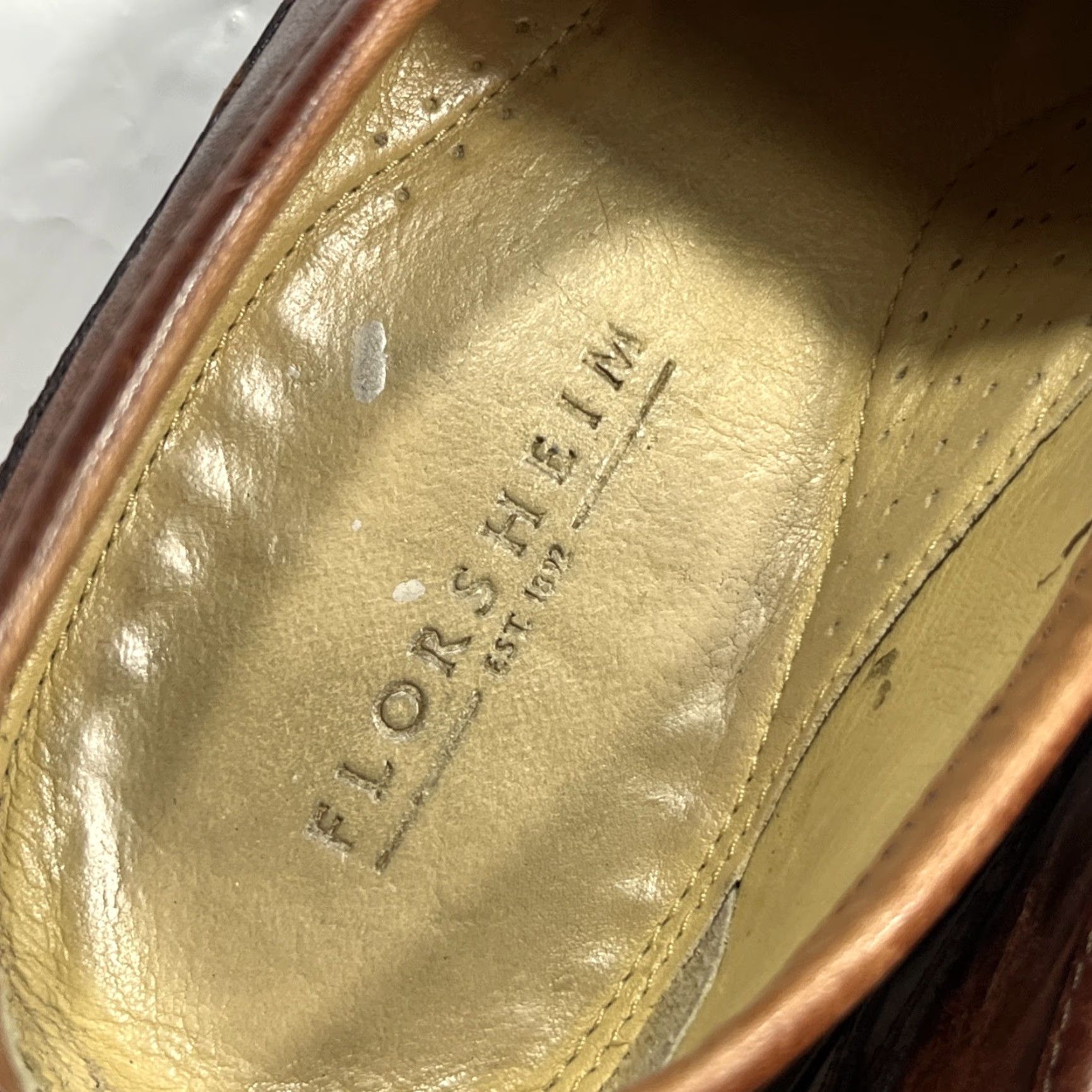 Florsheim VINTAGE Florsheim Barletta Tassel Loafers Men’s 10D Leather Kiltie Brazil Brown Leather Slip On Dress Size US 10 / EU 43 - 6 Thumbnail