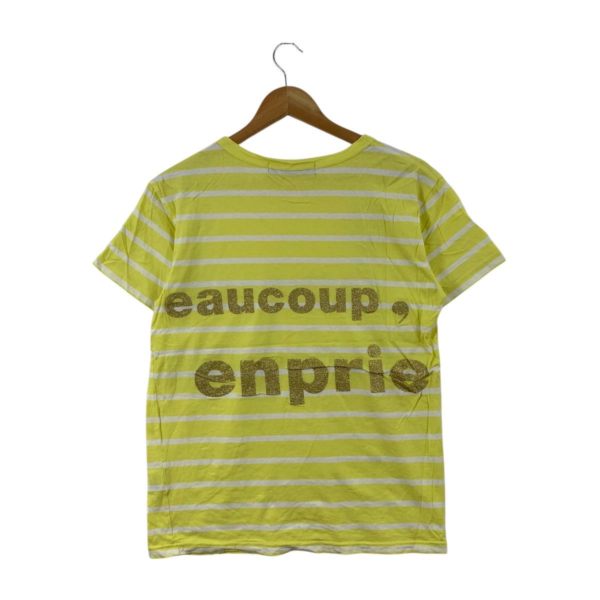 Issey Miyake ISSEY MIYAKE MERCIBEAUCOUP Jevous Enpriel Overprint Tshirt Size S / US 4 / IT 40 - 2 Thumbnail