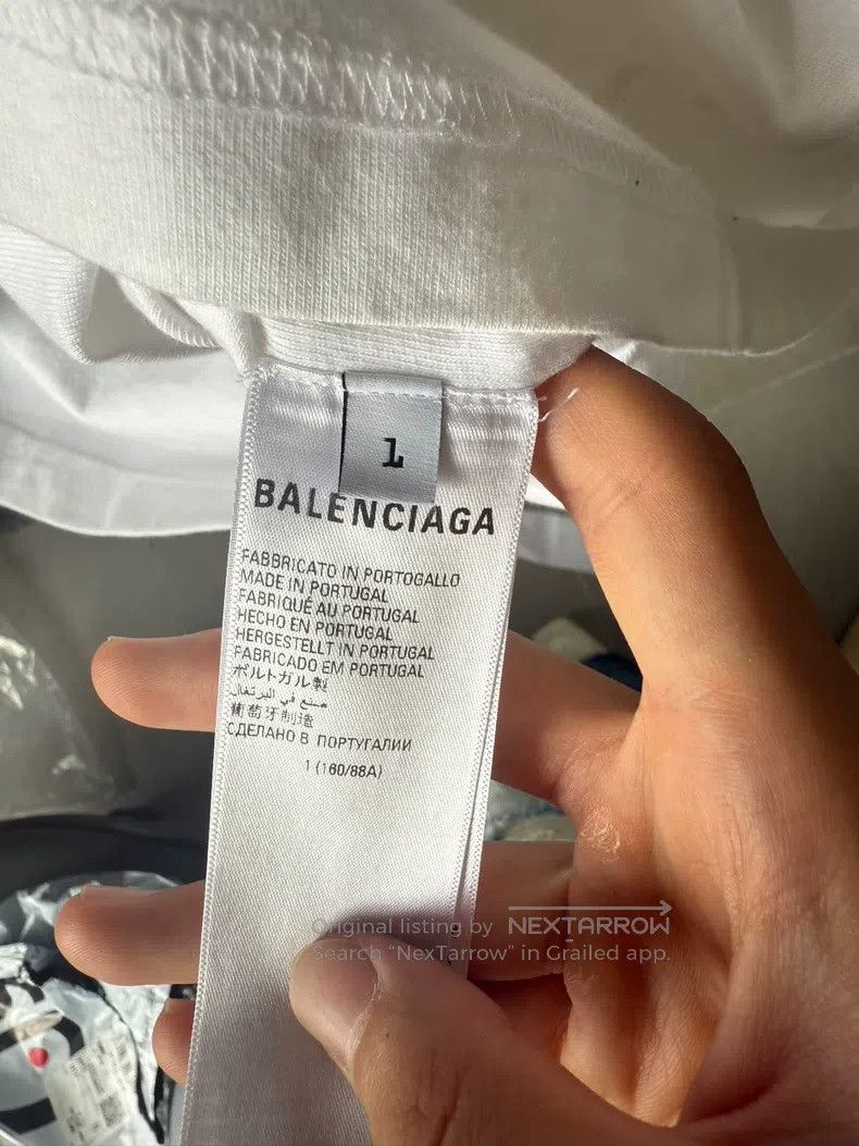 Balenciaga Balenciaga Adidas Co-Branded Short Sleeve Size US S / EU 44-46 / 1 - 4 Thumbnail