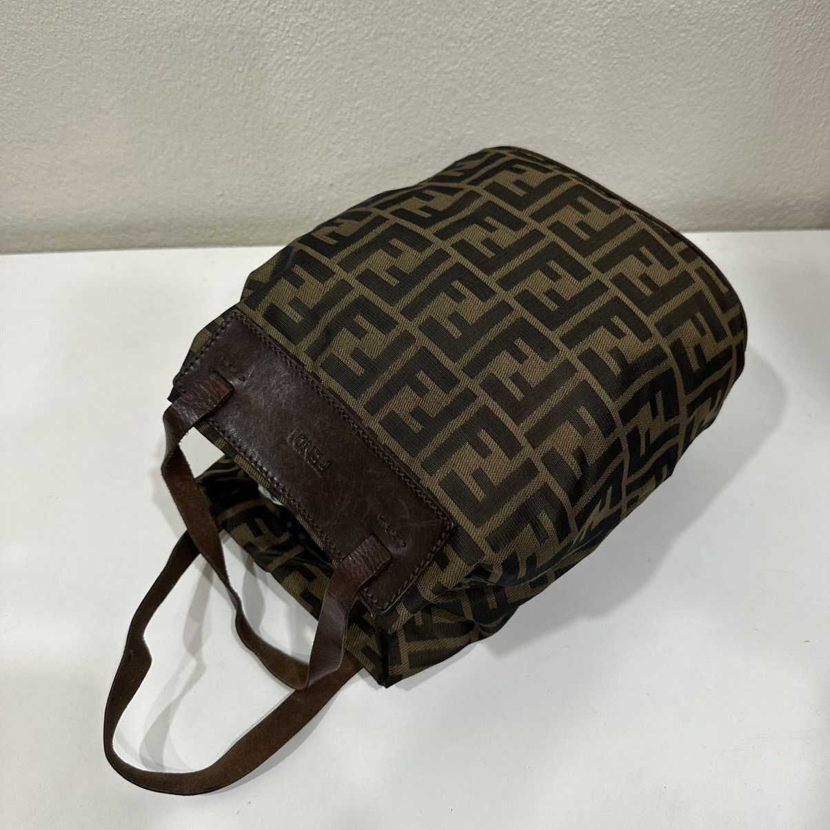 Fendi ‼️YES‼️ VINTAGE FENDI ZUCCA FF FOLDABLE MINI BAG Size ONE SIZE - 4 Thumbnail