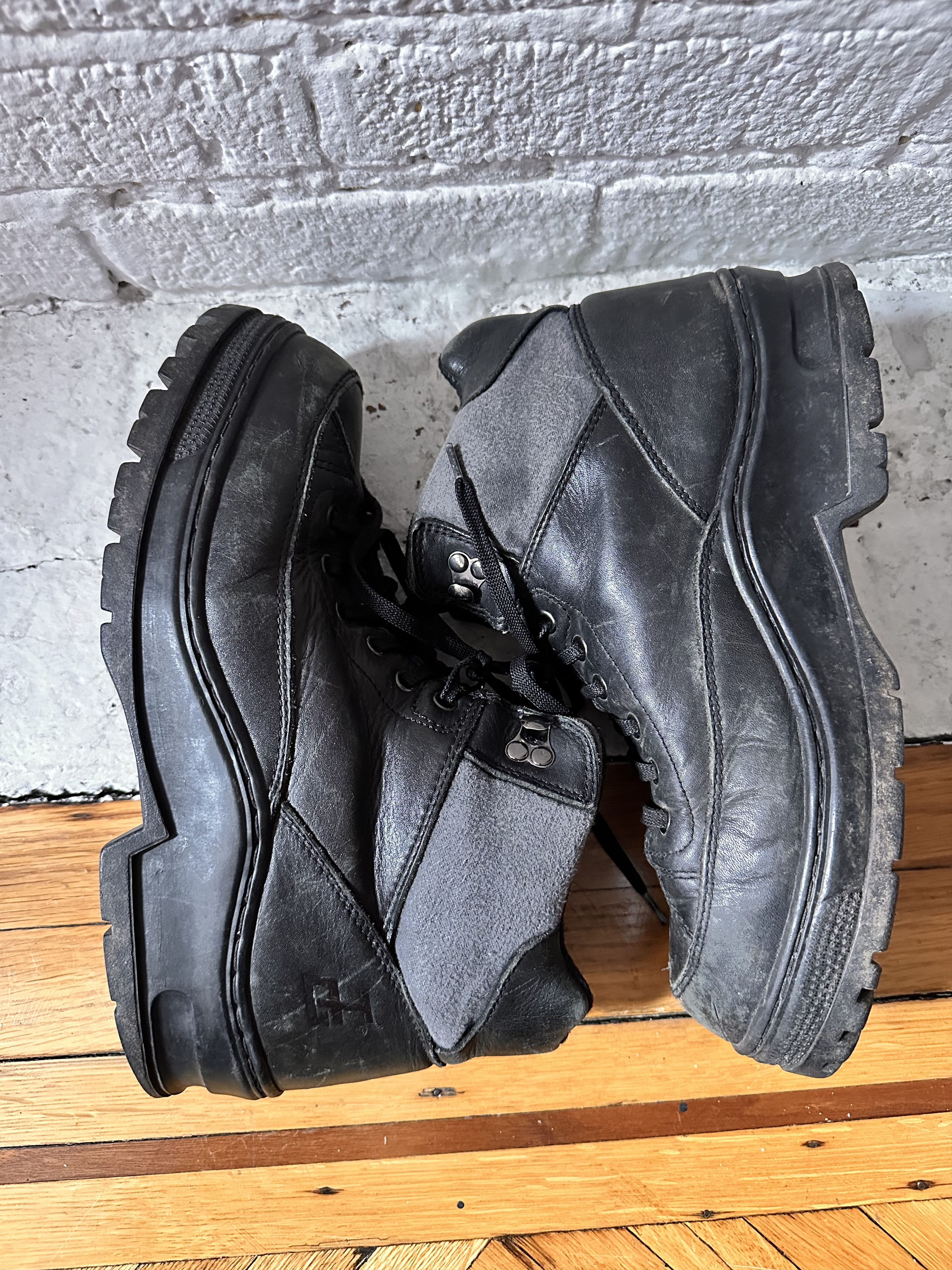Leather Wolverine Black Leather Workwear Boots - 9.5 US Size US 9.5 / EU 42-43 - 5 Thumbnail
