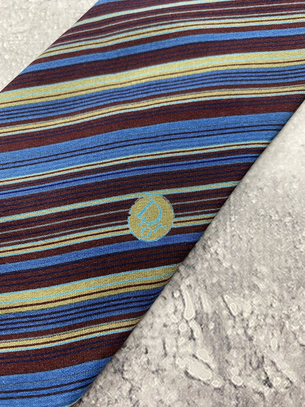 Christian Dior Monsieur CD Christian Dior Monsieur Silk Tie Vintage France ties rare Size ONE SIZE - 12 Thumbnail