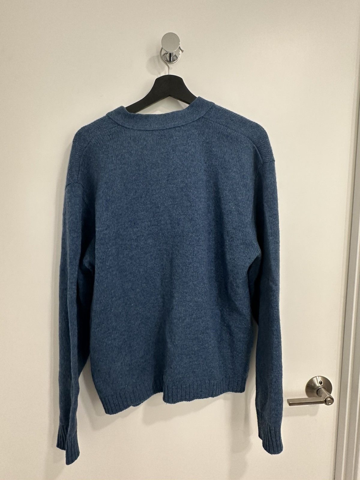 Jantzen Jantzen Made in USA Blue Cardigan Sweater Size US L / EU 52-54 / 3 - 2 Thumbnail