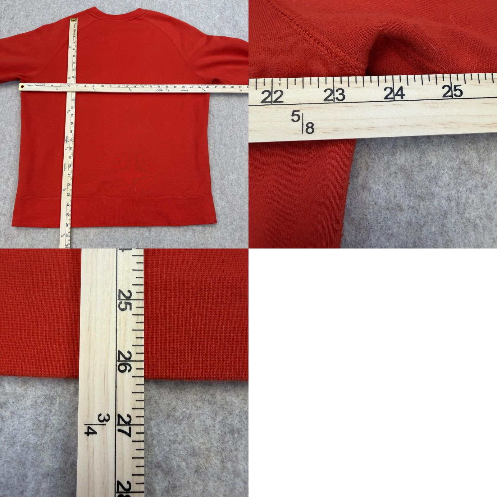 Nike Nike Sweatshirt Mens Large Red Pullover Fleece Big Swoosh Logo Crewneck Athletic Size US L / EU 52-54 / 3 - 8 Thumbnail