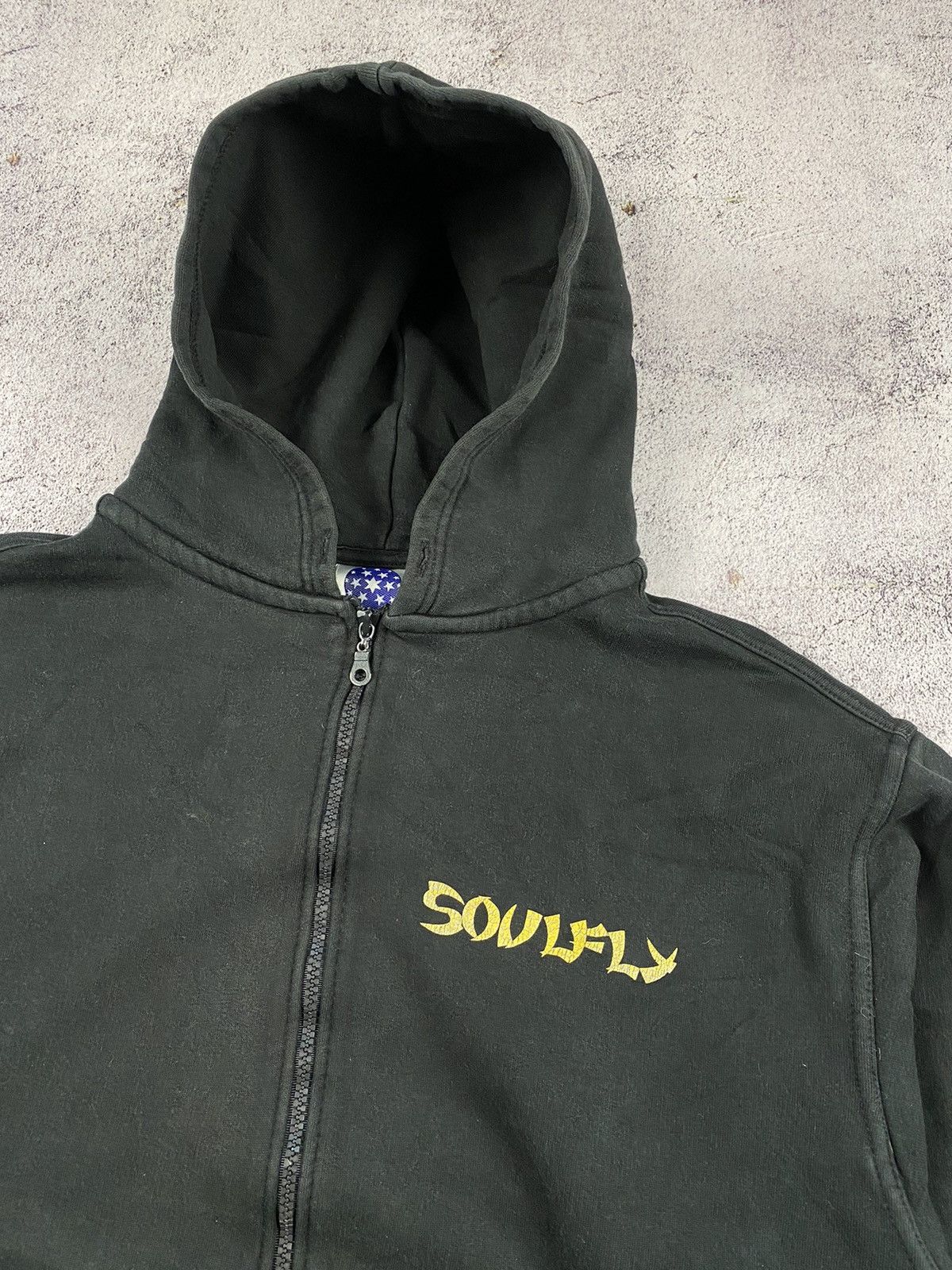 Band Tees Vintage 2005 Soulfly Fire Y2k full zip metal band hoodie Size US XL / EU 56 / 4 - 2 Thumbnail
