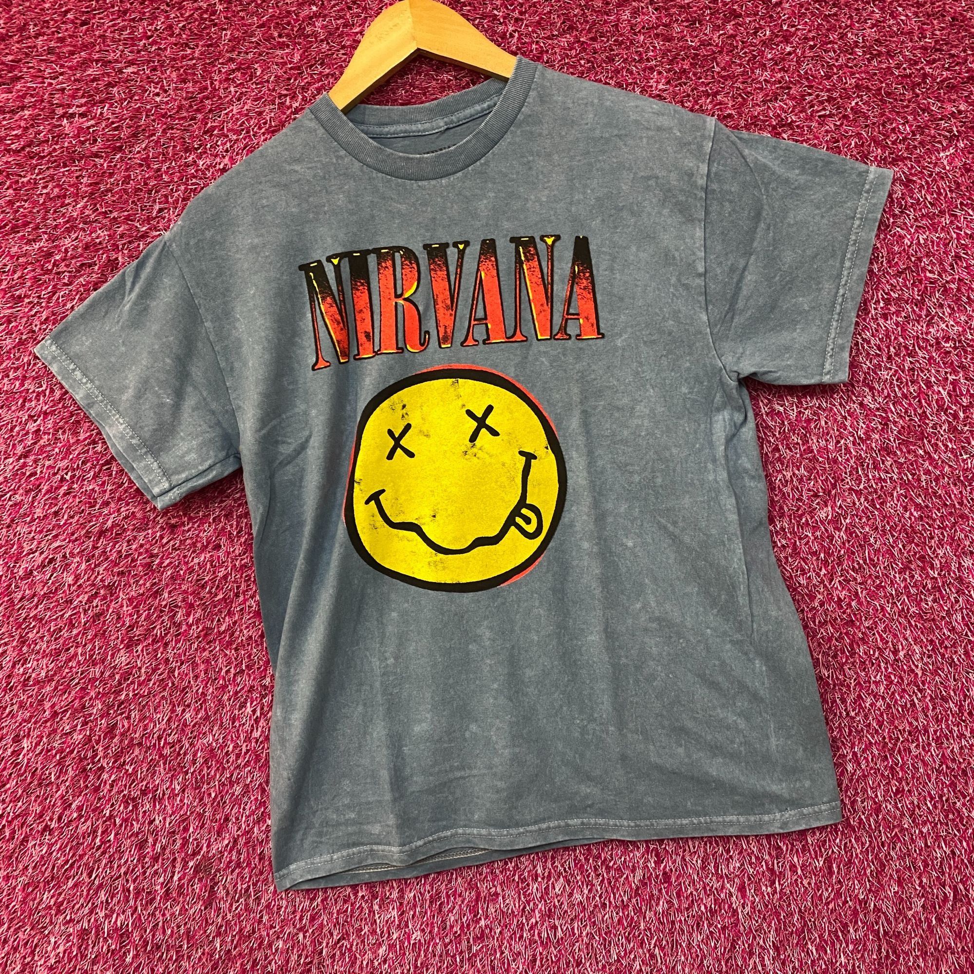 Nirvana Nirvana Nevermind Album Dead Smiley Grunge T-Shirt Medium Size US M / EU 48-50 / 2 - 2 Thumbnail