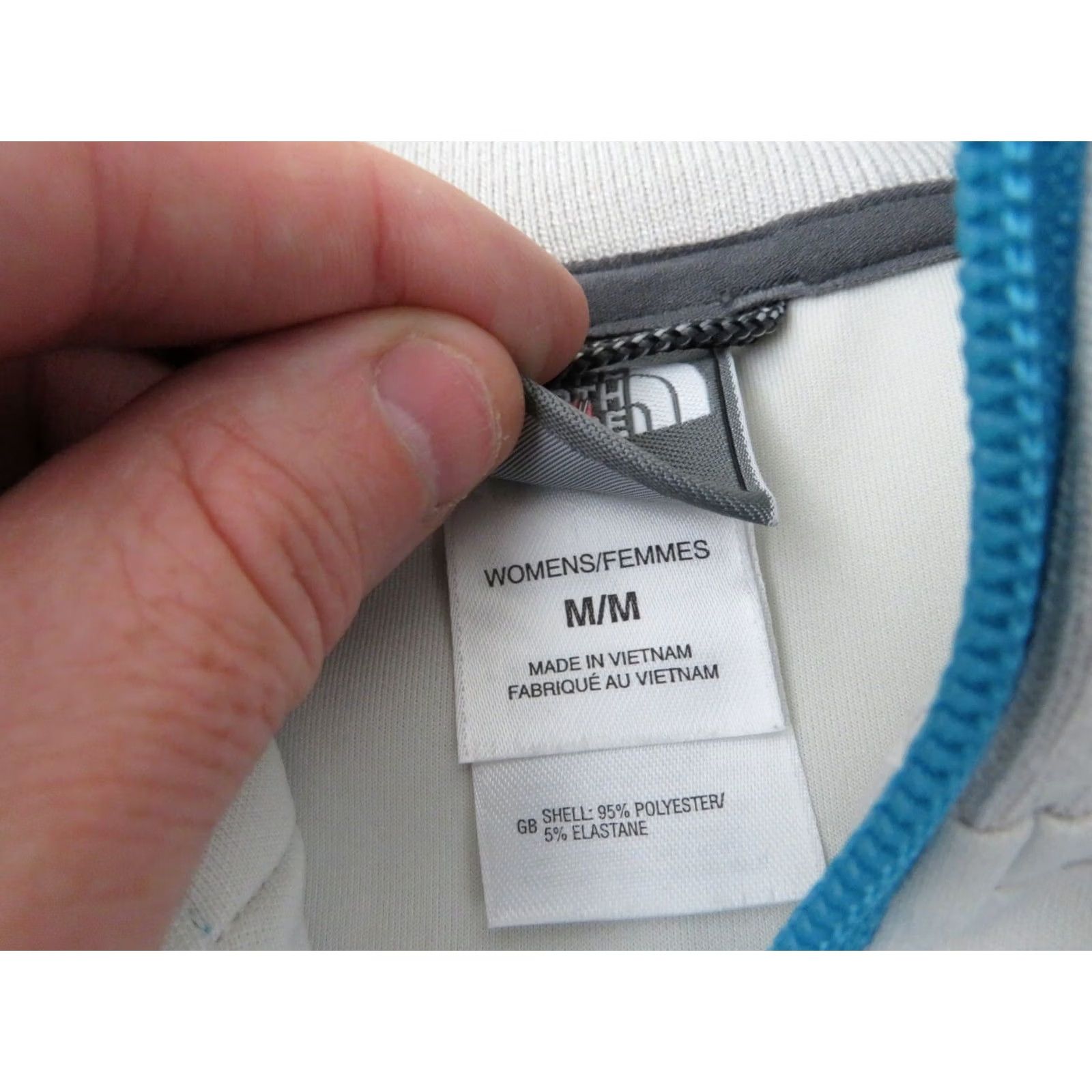 The North Face The North Face Jacket Womens M White Full Zip Striped All Seasons Logo Embroidered Windbreaker Fall Spring Summer Winter Casual Size M / US 6-8 / IT 42-44 - 5 Thumbnail