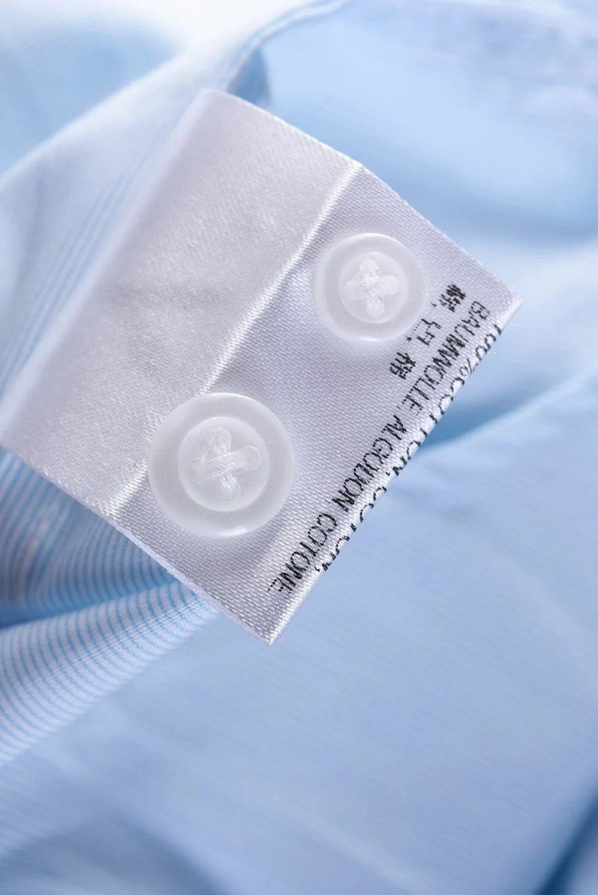 Aquascutum Aquascutum Blue Striped French Cuff Long Sleeve Dress Shirt Size US M / EU 48-50 / 2 - 7 Thumbnail