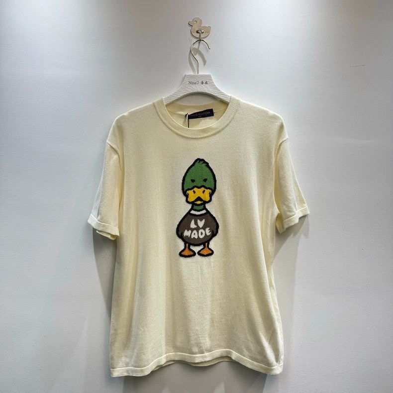 Louis Vuitton Louis Vuitton xNigo Duck Logo Knit Tee - dmc Size US M / EU 48-50 / 2 - 1 Thumbnail