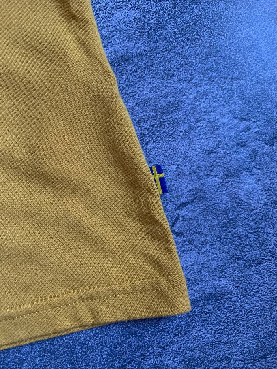 Fjallraven Fjällräven T-Shirt Yellow Logo Tee Men’s Cotton Size US M / EU 48-50 / 2 - 8 Thumbnail