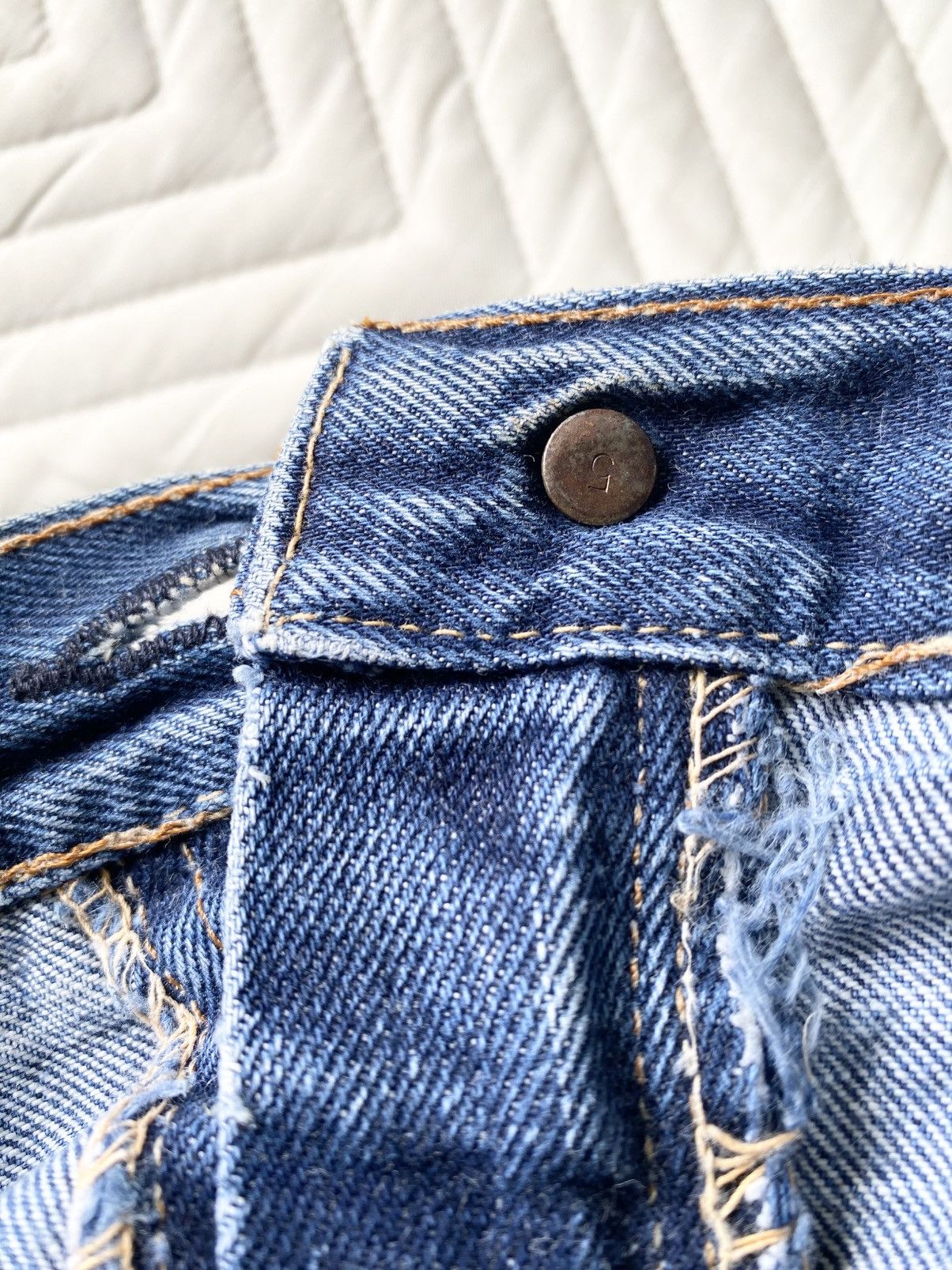 Levi's True Vintage 60s Levis Lot 502 Big E Size US 34 / EU 50 - 9 Thumbnail