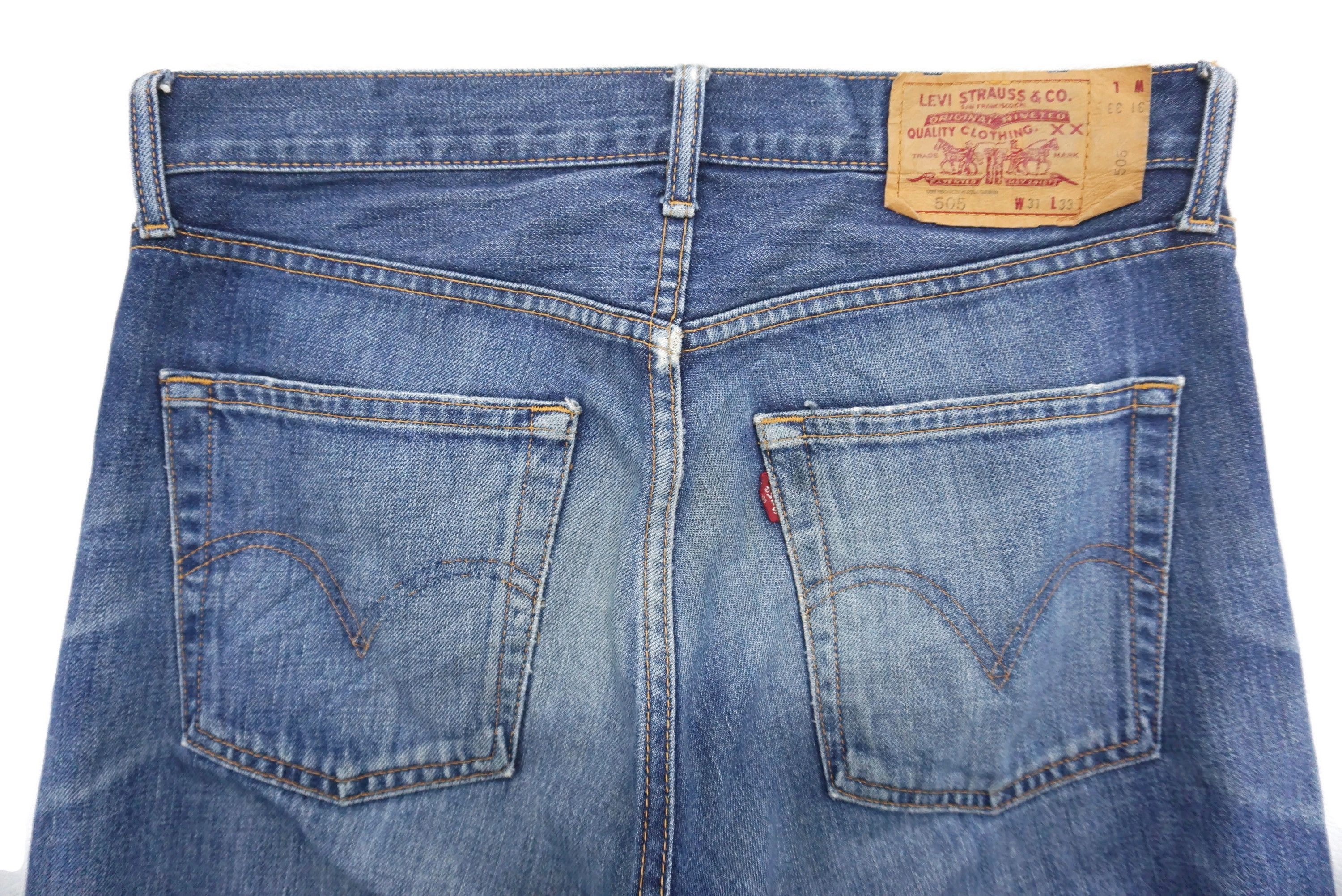 Levi's Vintage Levi's 505 Jeans fit W34xL34 Straight-Leg Denim Size US 31 - 6 Thumbnail