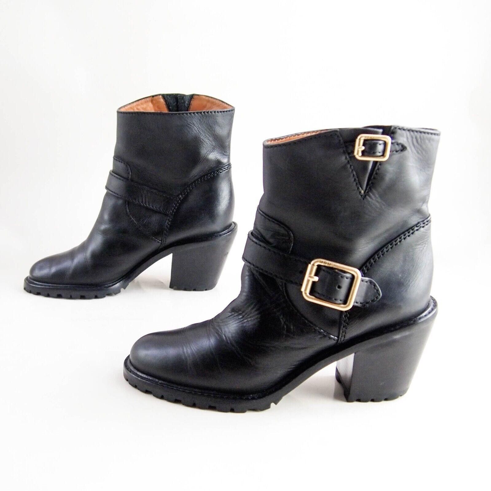 Marc Jacobs Marc Jacobs Western Boots Black Leather US 6 EU 36 Size US 6 / IT 36 - 2 Thumbnail