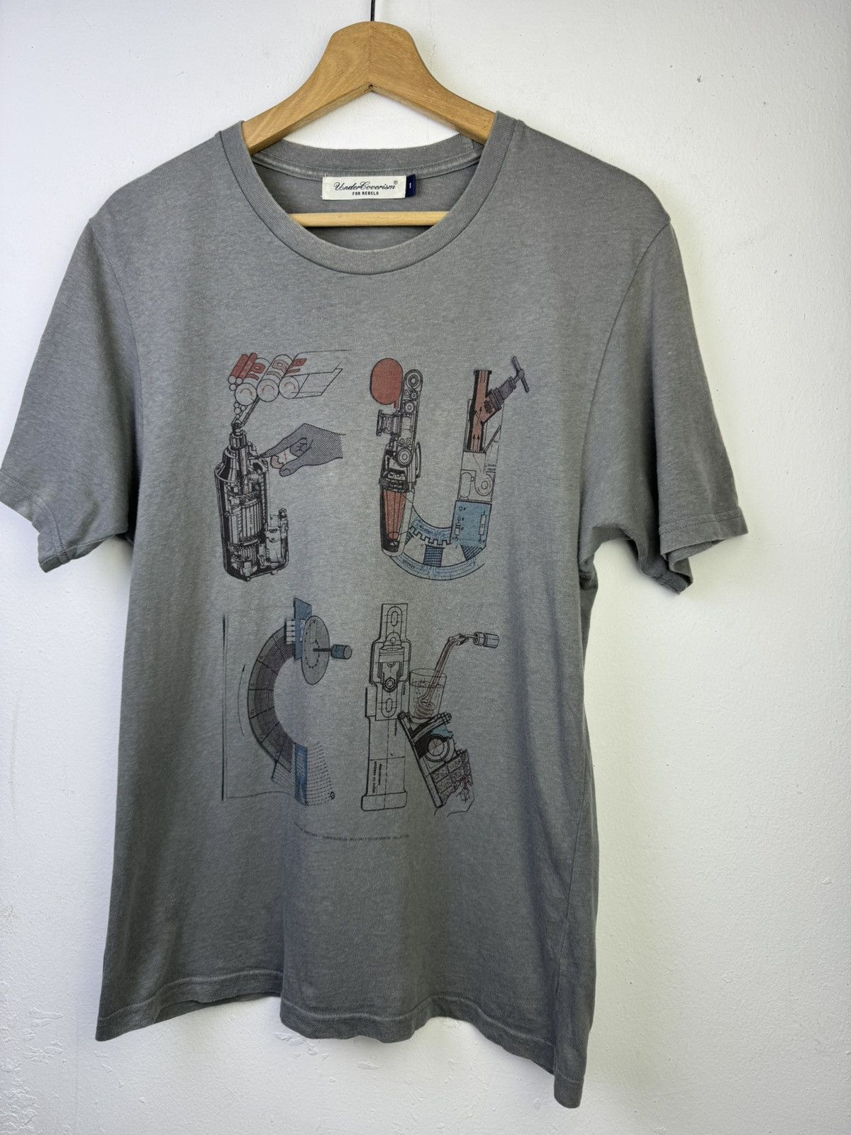 Undercover Undercover T-shirt featuring illustrations spell out "FUCK" Size US S / EU 44-46 / 1 - 3 Thumbnail