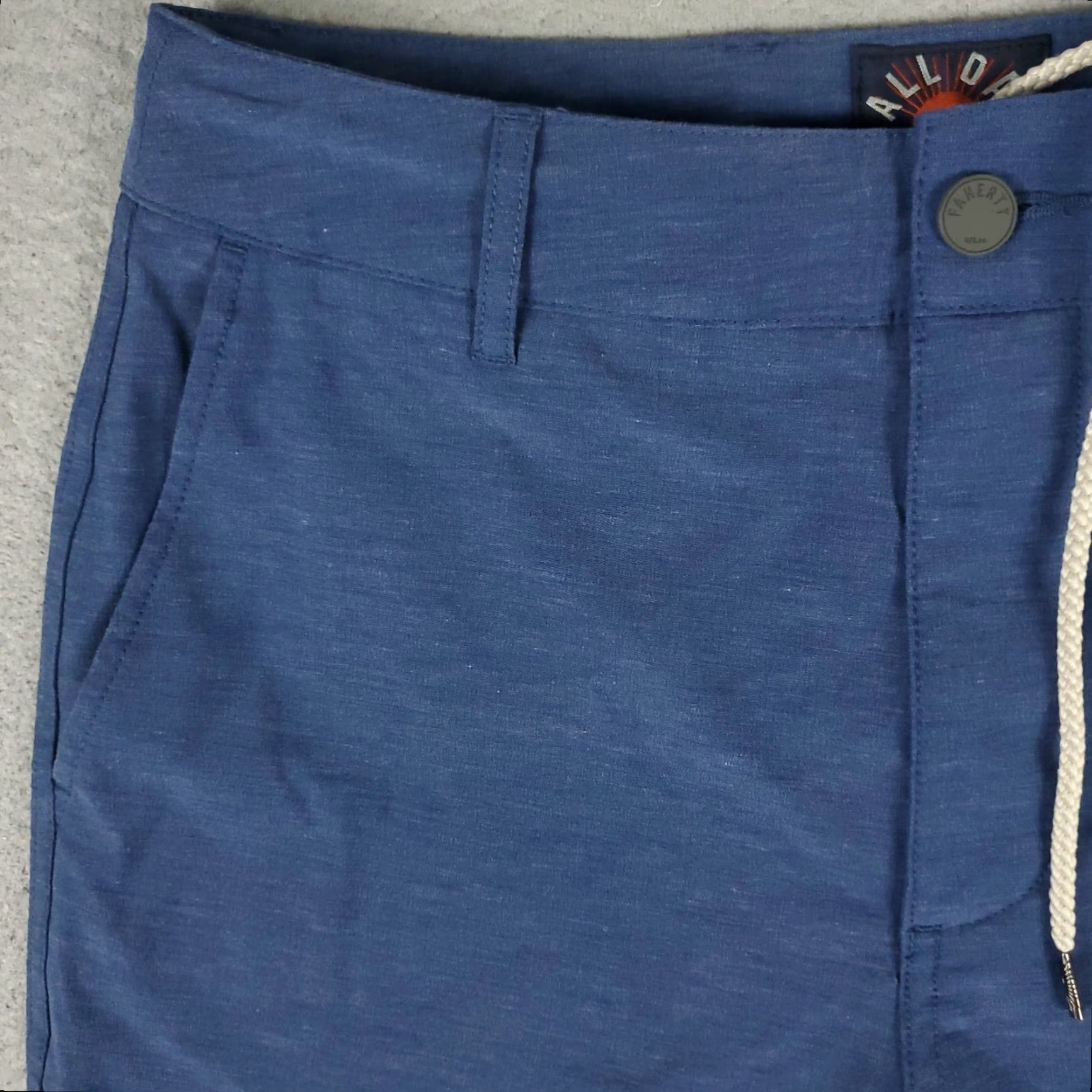 Faherty VINTAGE Faherty Mens Shorts Size 28 Casual Chino Blue Flat Front Summer Athletic Size US 28 / EU 44 - 2 Thumbnail
