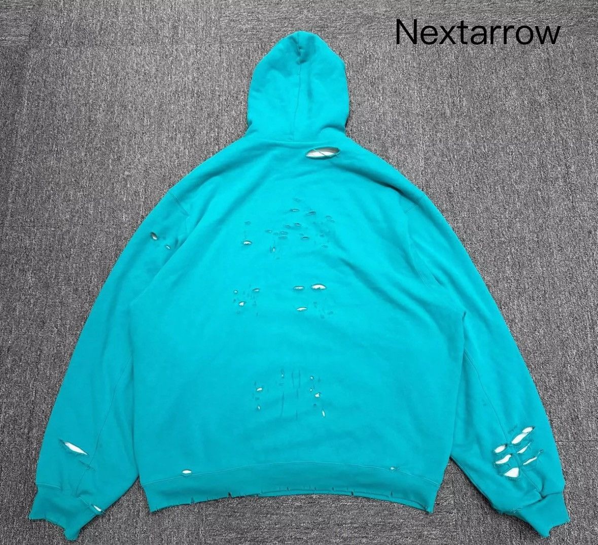 Balenciaga Balenciaga Lake Green Big Destruction Hoodie2412-Nextarrow Size US L / EU 52-54 / 3 - 2 Thumbnail