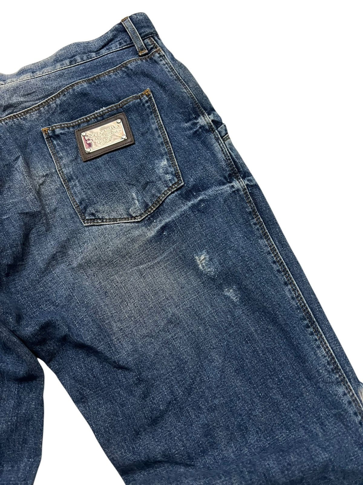Dolce & Gabbana Dolce & Gabbana Distressed Mud Wash Jean Size US 36 / EU 52 - 14 Thumbnail