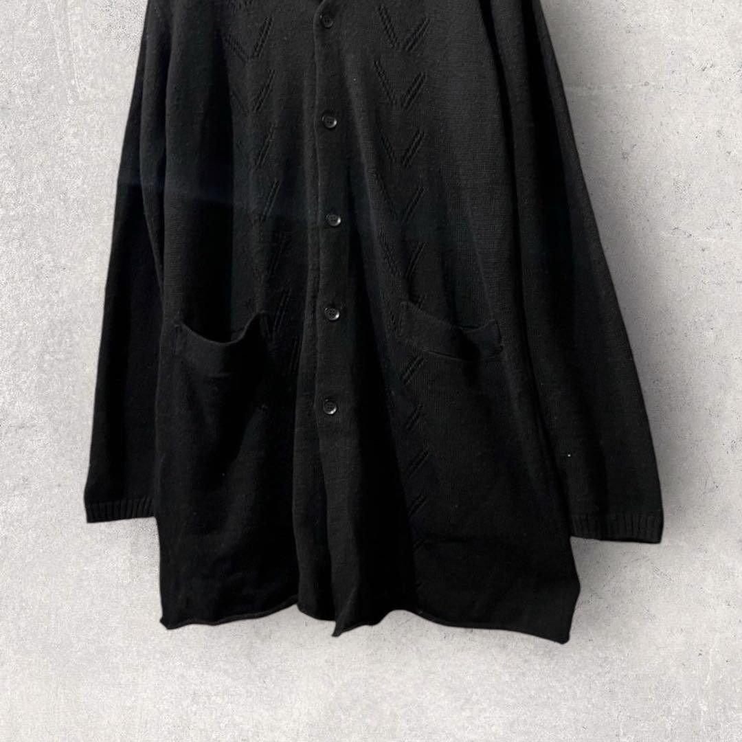 Yohji Yamamoto Yohji Yamamoto Pour Homme Long Cardigan Size US L / EU 52-54 / 3 - 3 Thumbnail