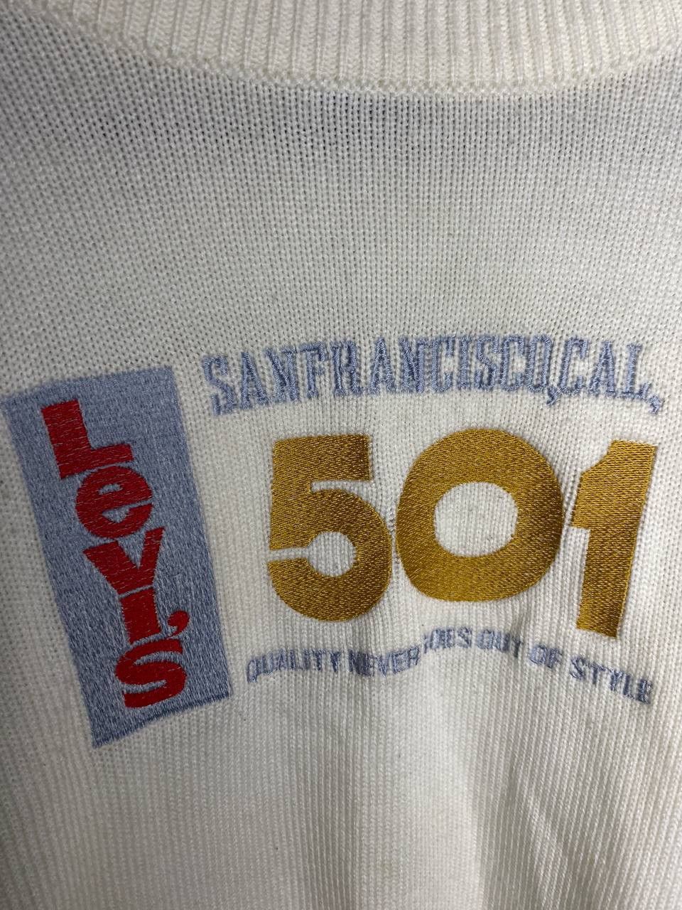 Levi's Vintage Clothing Womens Levi’s Vintage Clothing Sweaters 501 luxury big logo Size S / US 4 / IT 40 - 3 Thumbnail
