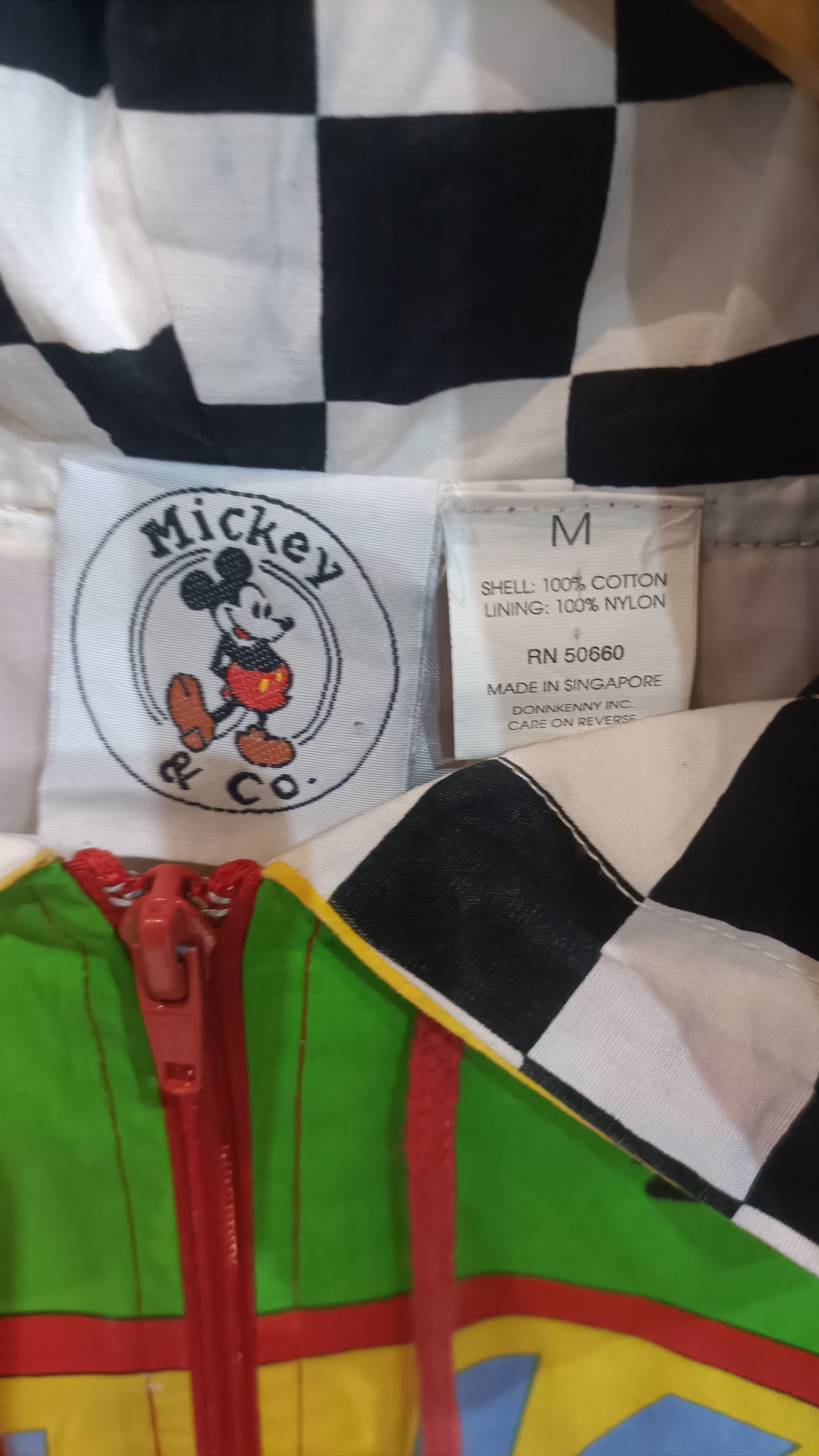 Mickey Mouse Mickey mouse formula 1 racing team jacket with hood Size US M / EU 48-50 / 2 - 3 Thumbnail