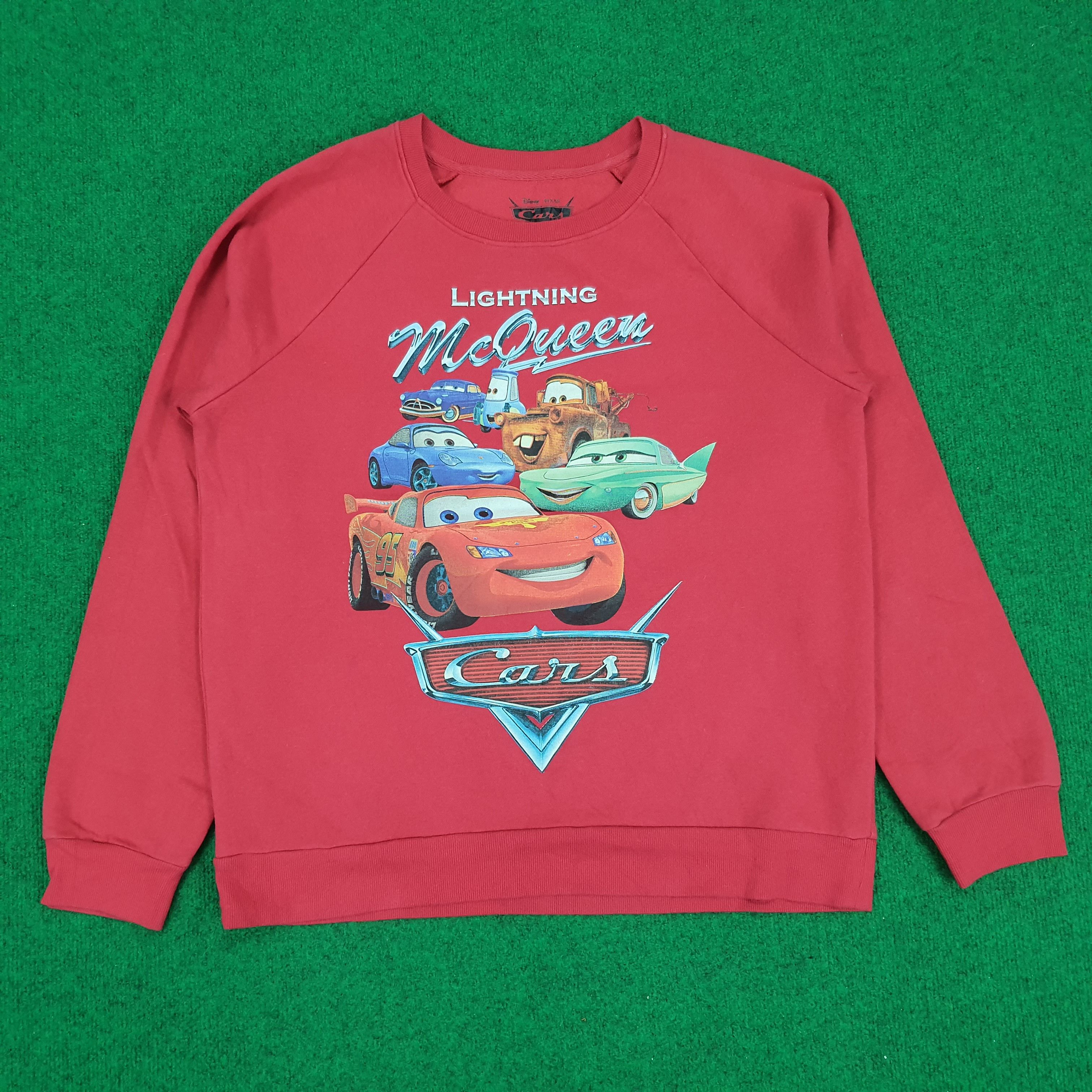Disney Vintage Disney Cars Lighting McQueen Racing Movie Sweatshirt Size US M / EU 48-50 / 2 - 1 Thumbnail