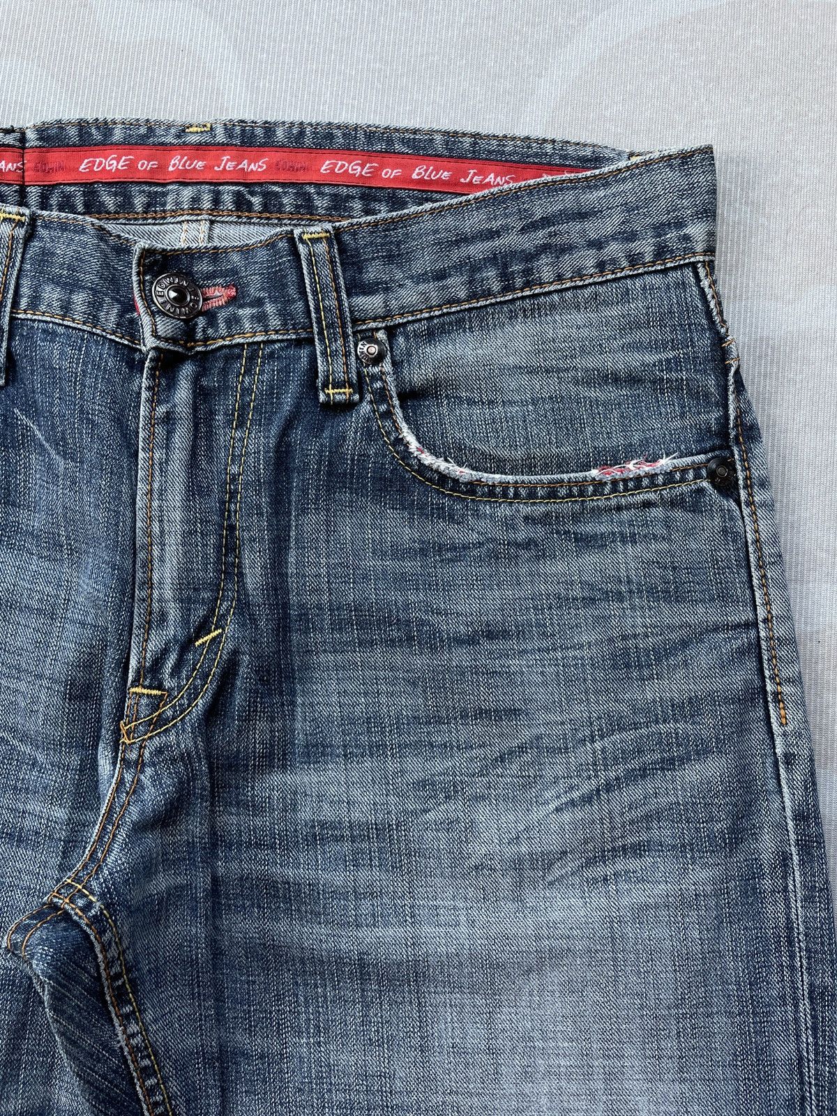 Edwin × Japanese Brand × Vintage Edwin 503 Stretch Jeans (LG119) Size US 33 - 4 Thumbnail