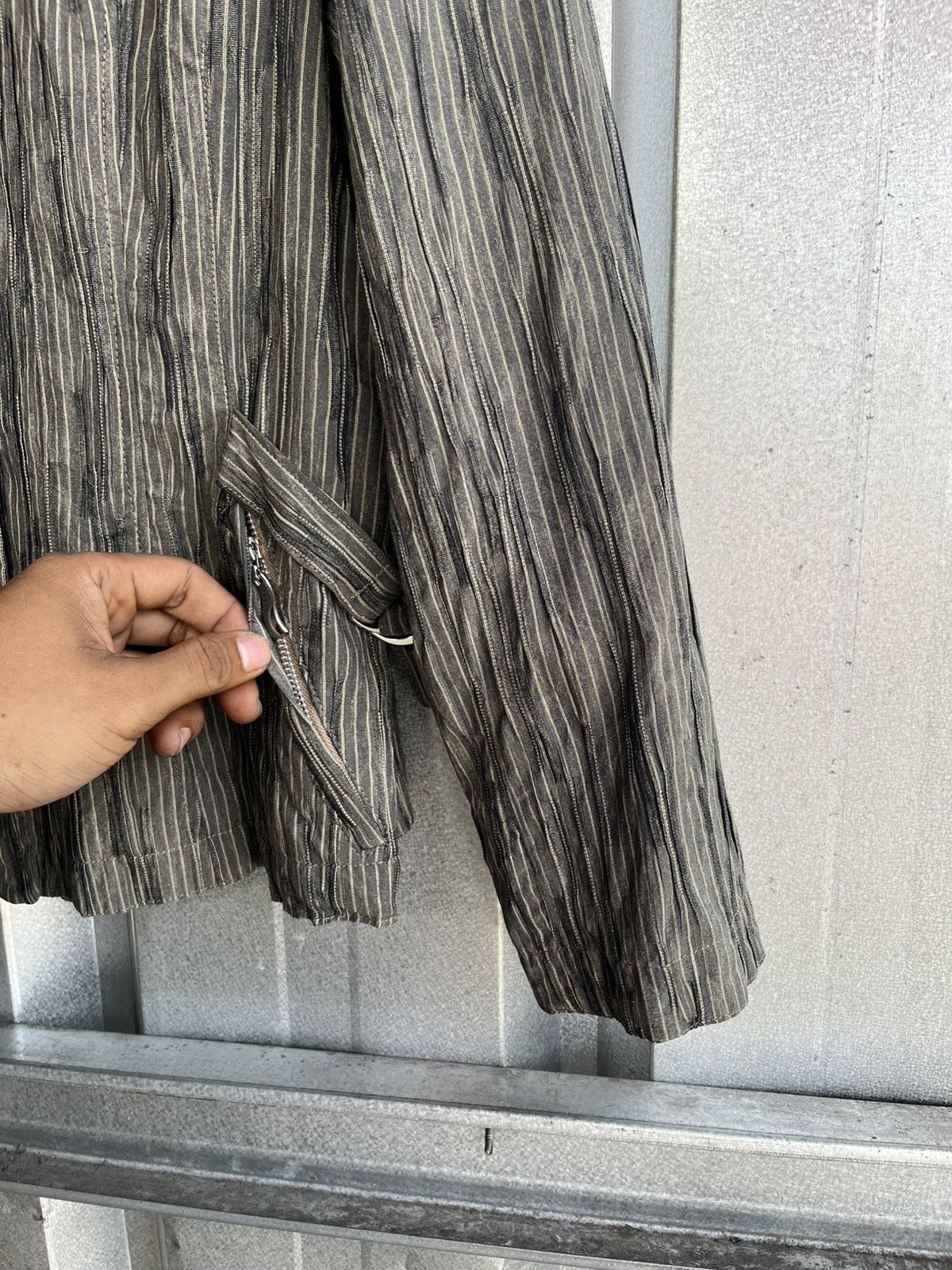 Issey Miyake carente pleated jacket /yohji/pleatsplease/cdg/prada/ Size M / US 6-8 / IT 42-44 - 4 Thumbnail