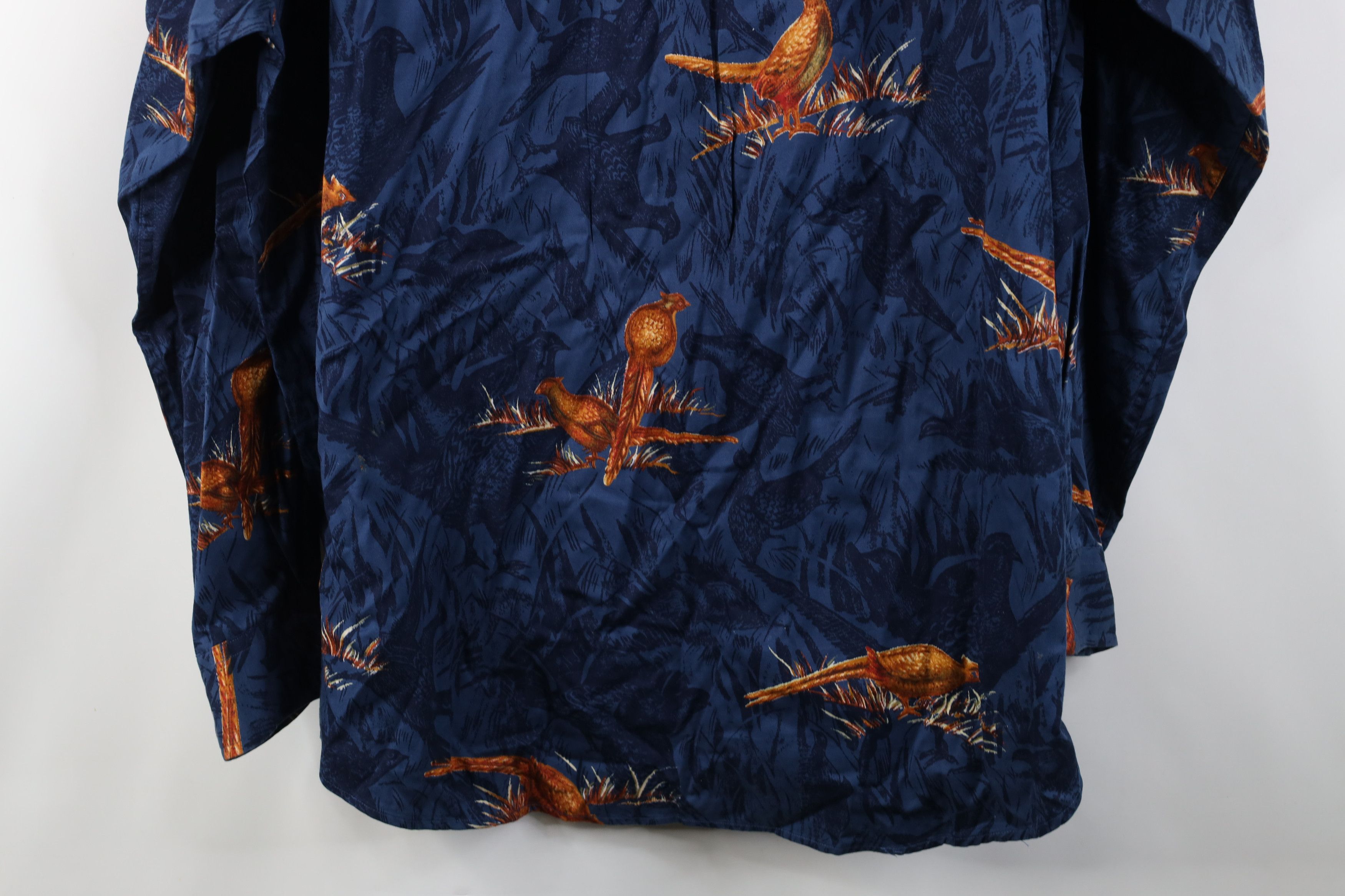 Nautica Vintage 90s Nautica Pheasant Bird All Over Print Shirt Size US XL / EU 56 / 4 - 12 Thumbnail